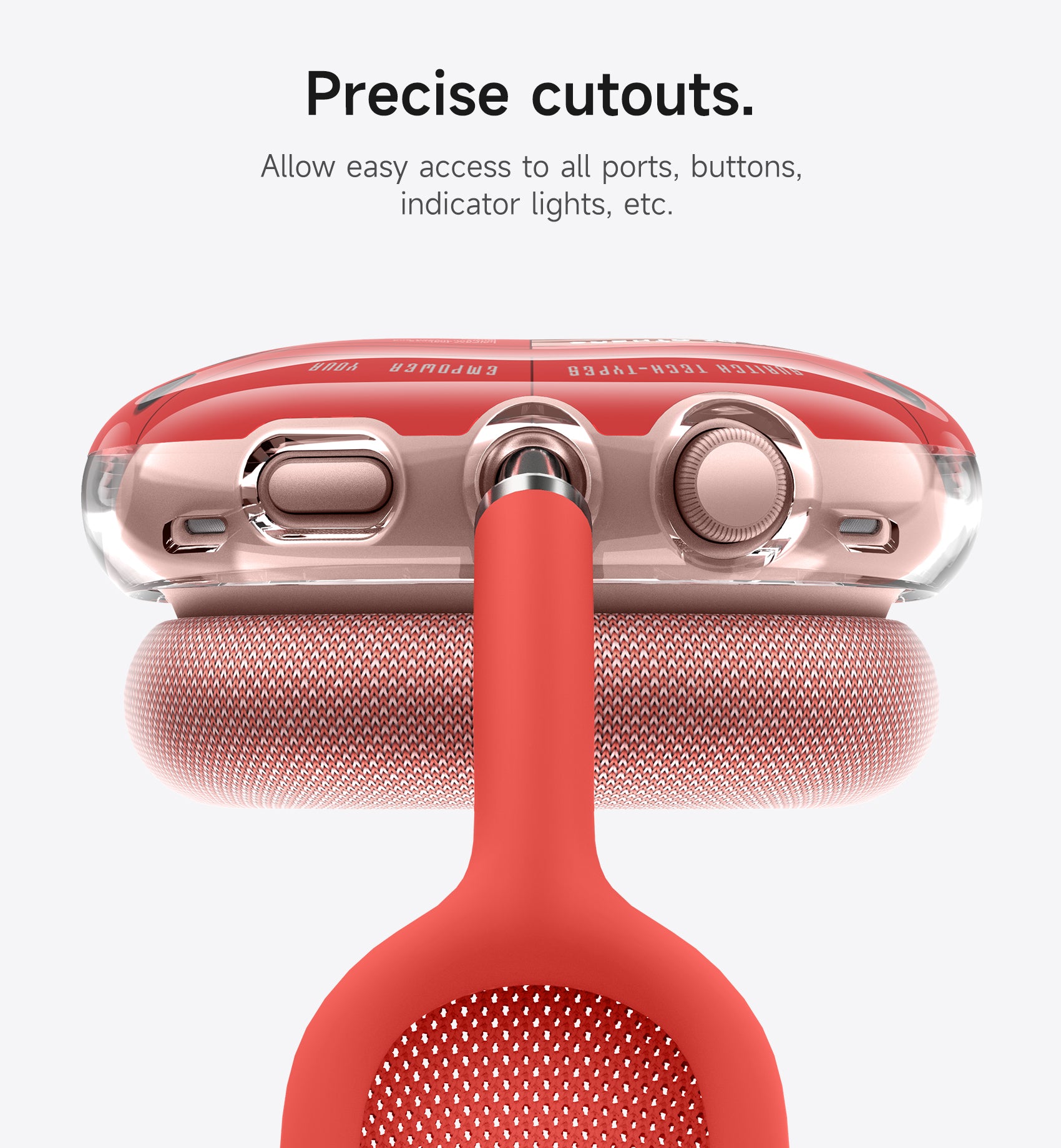 Suritch Case for AirPods Max TPU Anti-Scratch Ear Cups Cover Rugged Shockproof Accessories Protective Cover