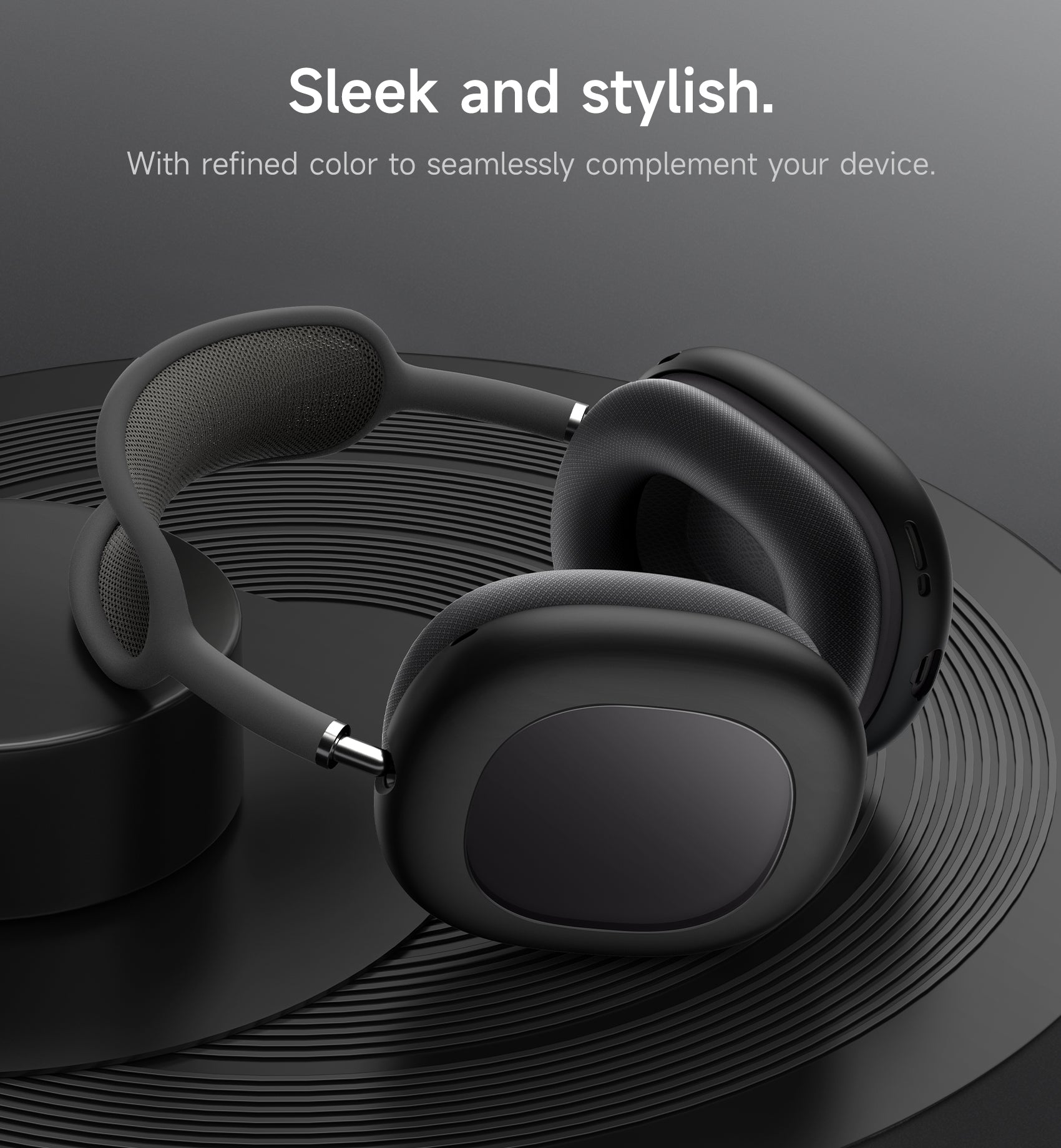 Suritch Case for Apple AirPods Max TPU Anti-Scratch Ear Cups Cover Rugged Shockproof Protective Cover