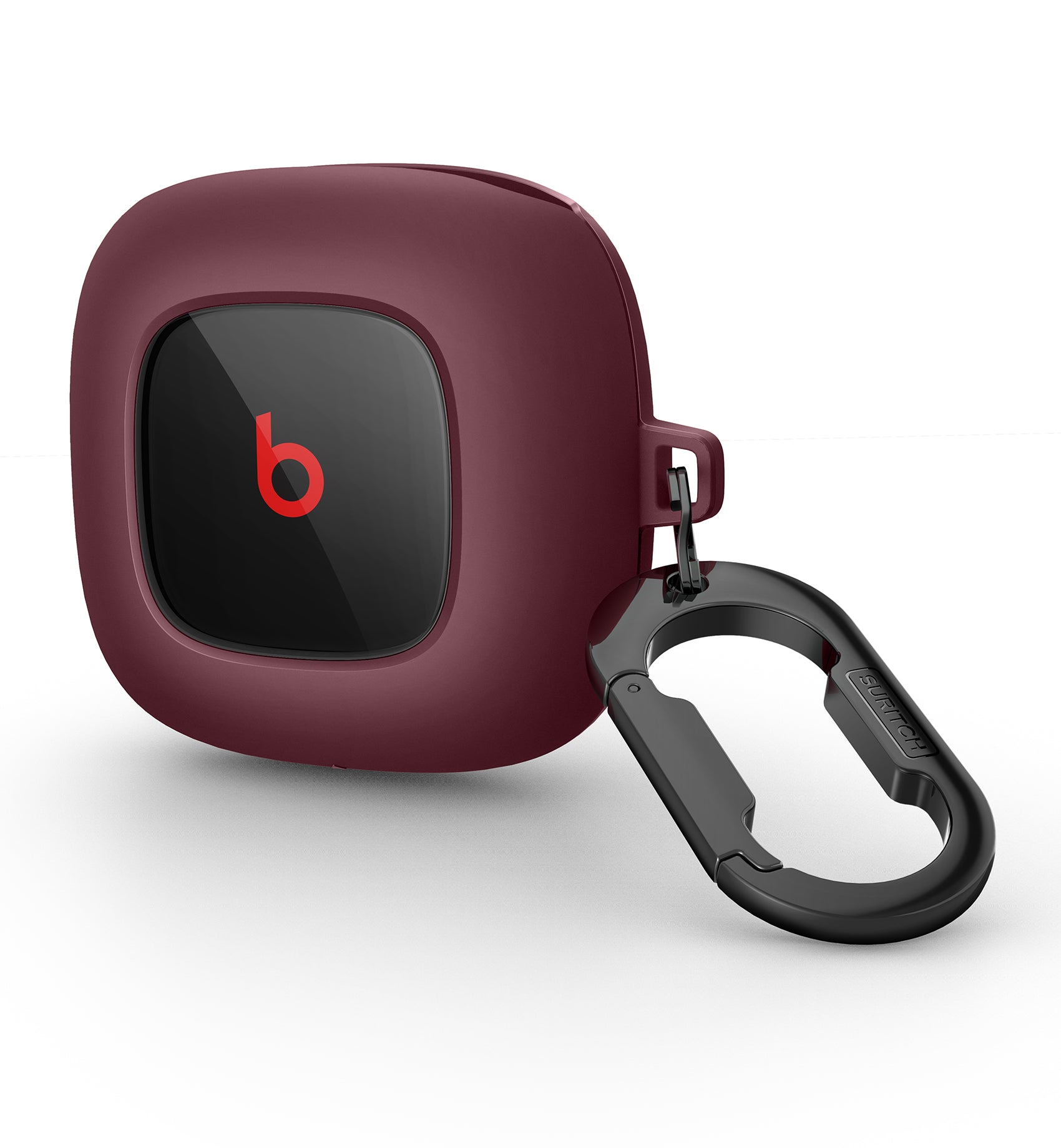 Suritch Case for Beats Fit Pro Earbuds Shock-Absorbing Protective TPU Shell Secure Locking System with Anti-Lost Keychain