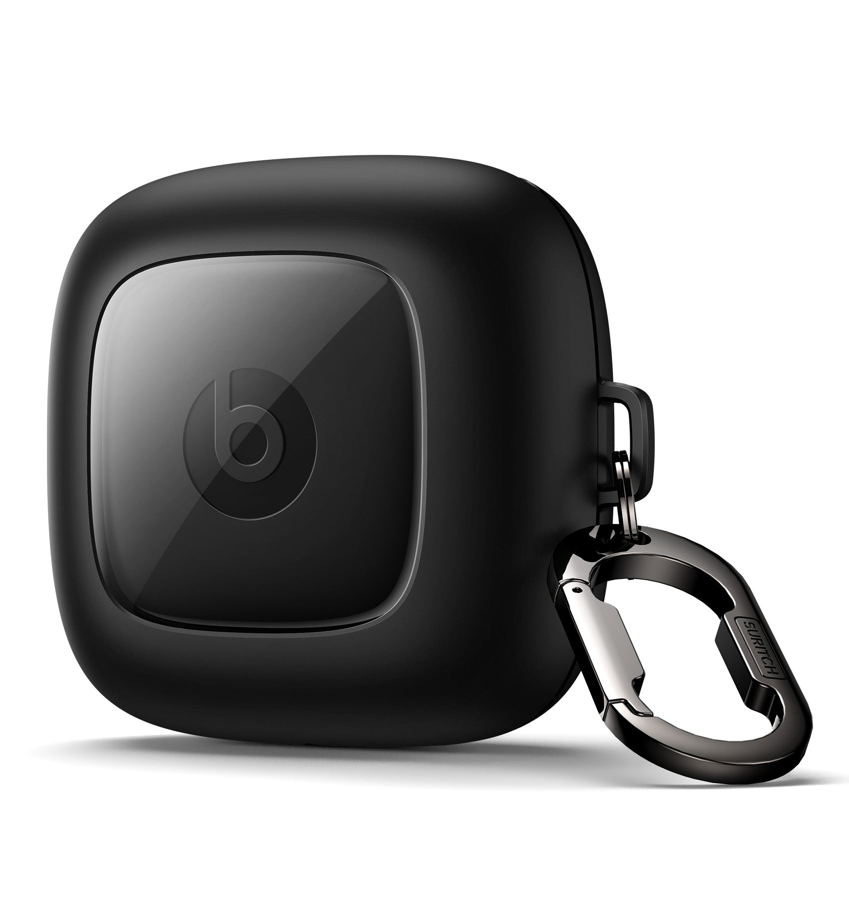 Suritch Case for Beats Powerbeats Pro Wireless Earbuds Shockproof Magnetic Protective Cover with Magnetic Lid Lock Carabiner Full-Body Drop Protection