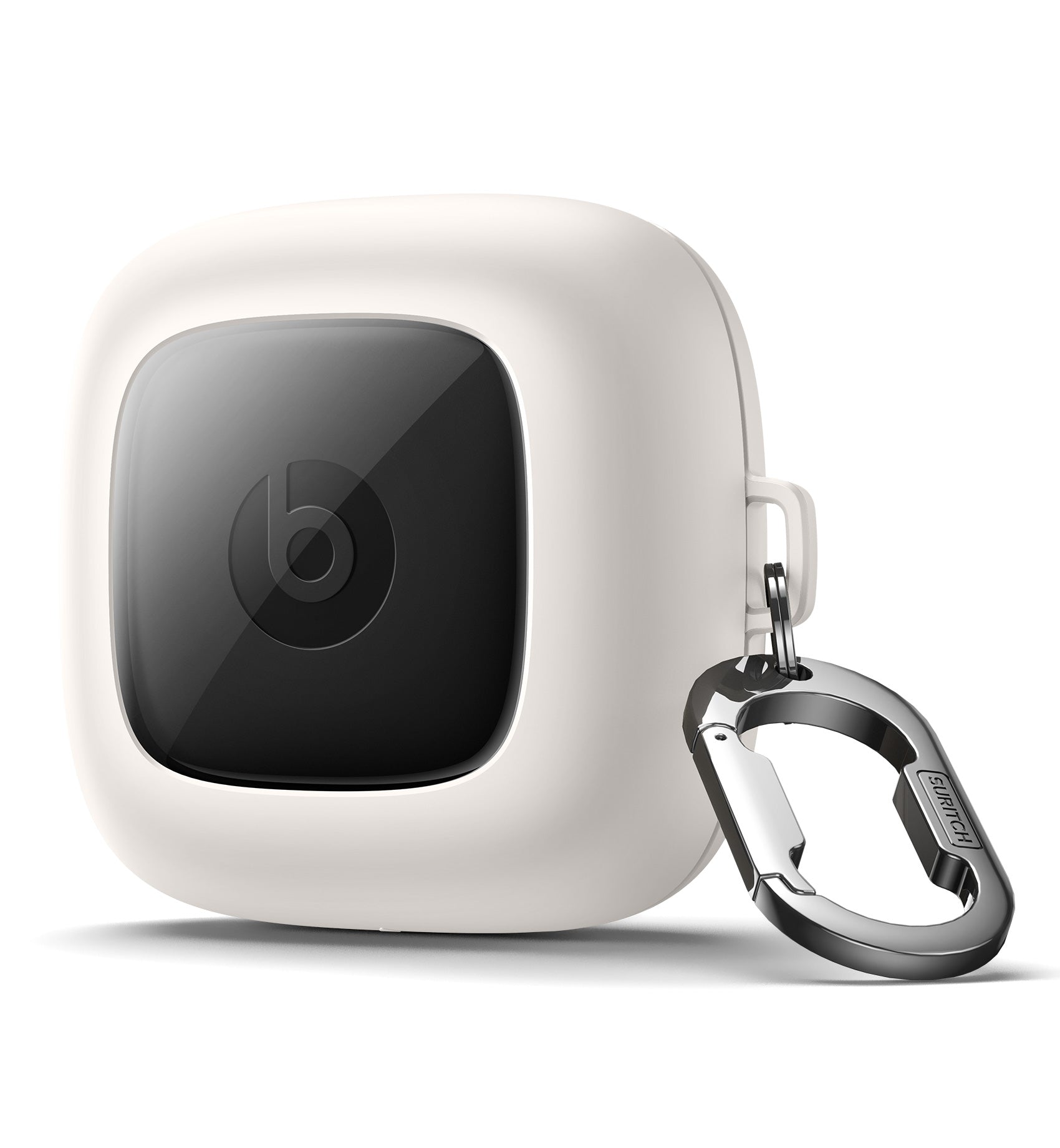 Suritch Case for Beats Powerbeats Pro Wireless Earbuds Shockproof Magnetic Protective Cover with Magnetic Lid Lock Carabiner Full-Body Drop Protection