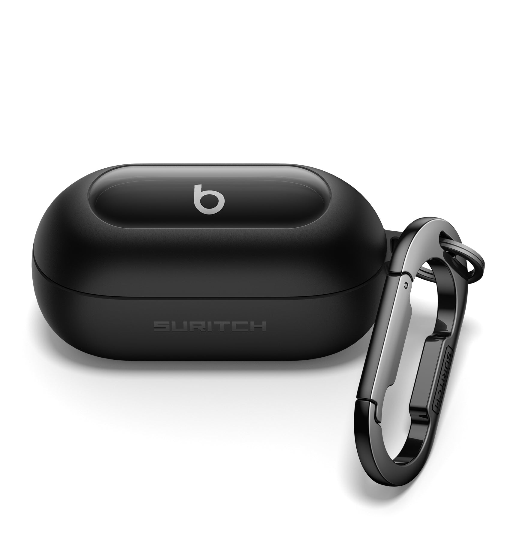 Suritch Case for Beats Solo Buds 2024 Magnetic Protective Covers Wireless Earbuds with Magnetic Lok Carabiner Keyring Cleaning Kit