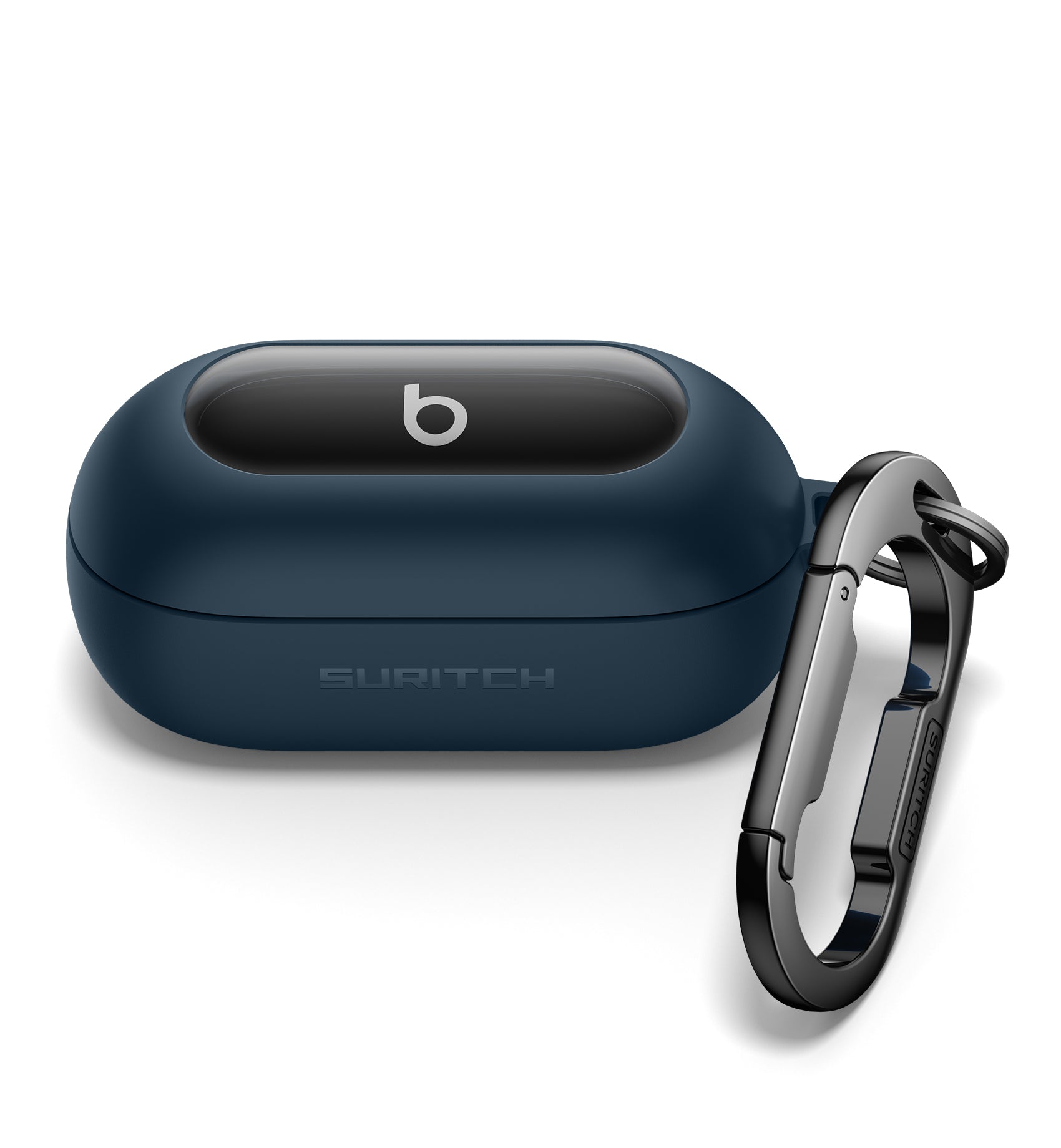 Suritch Case for Beats Solo Buds 2024 Magnetic Protective Covers Wireless Earbuds with Magnetic Lok Carabiner Keyring Cleaning Kit
