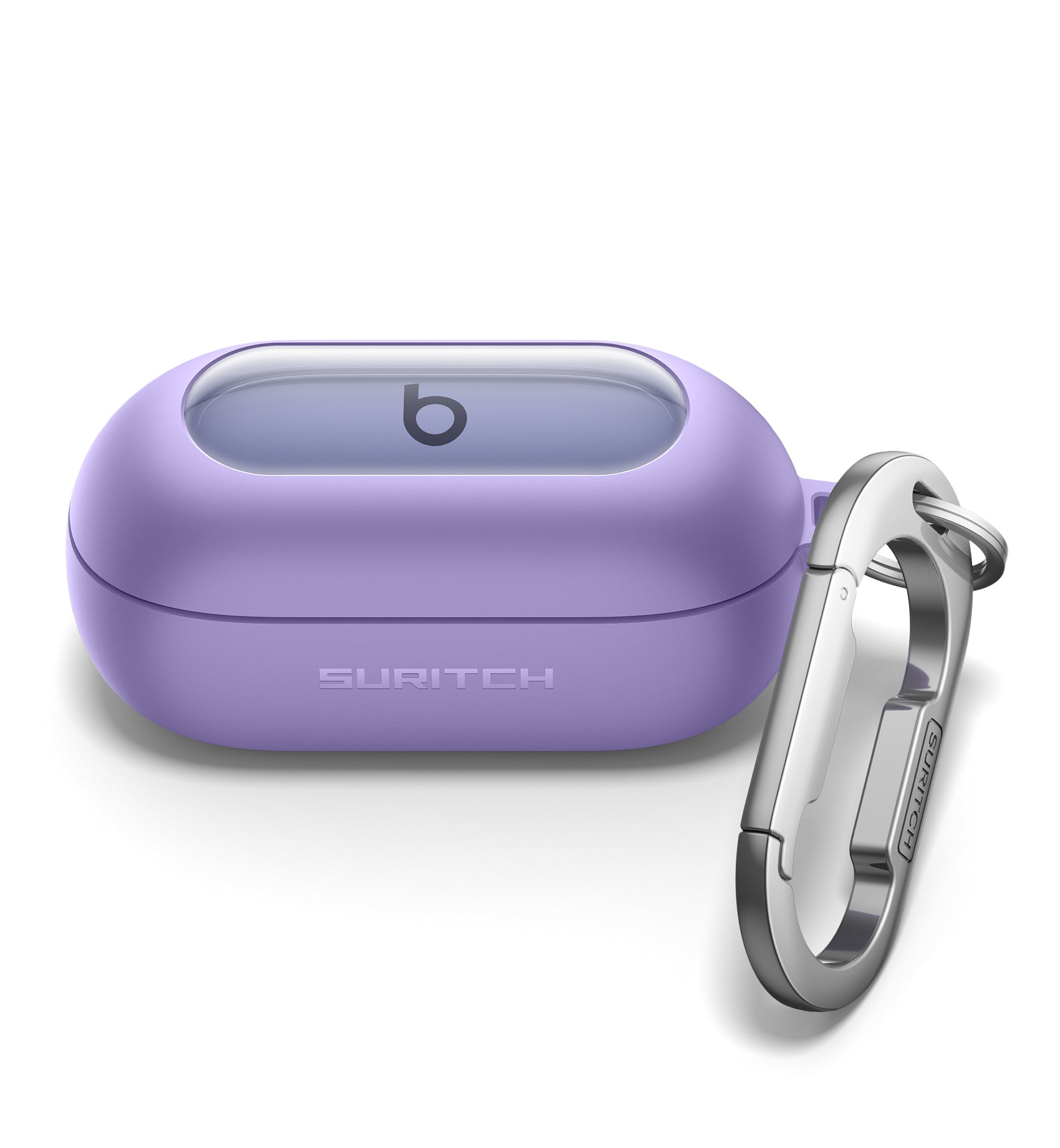 Suritch Case for Beats Solo Buds 2024 Magnetic Protective Covers Wireless Earbuds with Magnetic Lok Carabiner Keyring Cleaning Kit