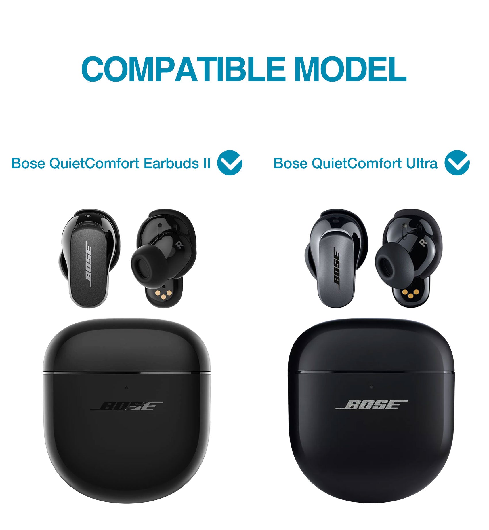 Suritch Case for Bose QuietComfort Ultra 2nd Gen 2025 Protective Shockproof Cover Accessories with Carabiner