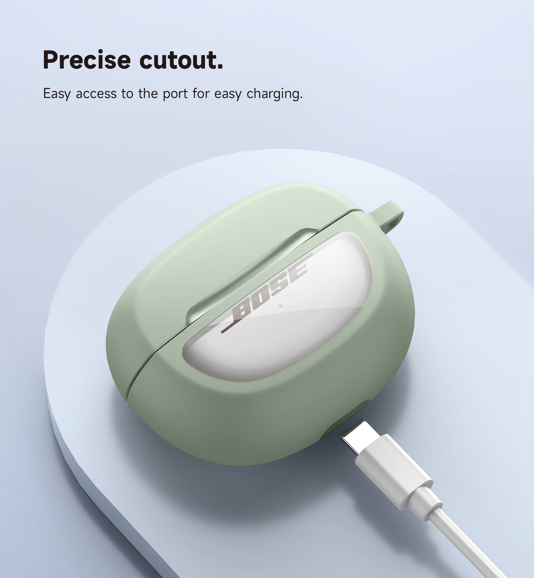 Suritch Case for Bose Ultra Open 2024 Shockproof Protective Cover for Wireless Ear Earbuds Accessories with Carabiner
