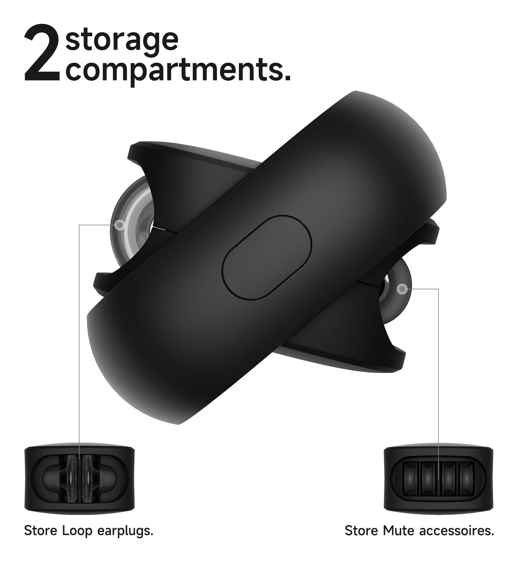 Suritch Case for Loop Earplugs Portable Storage Container for Earplugs Accessories