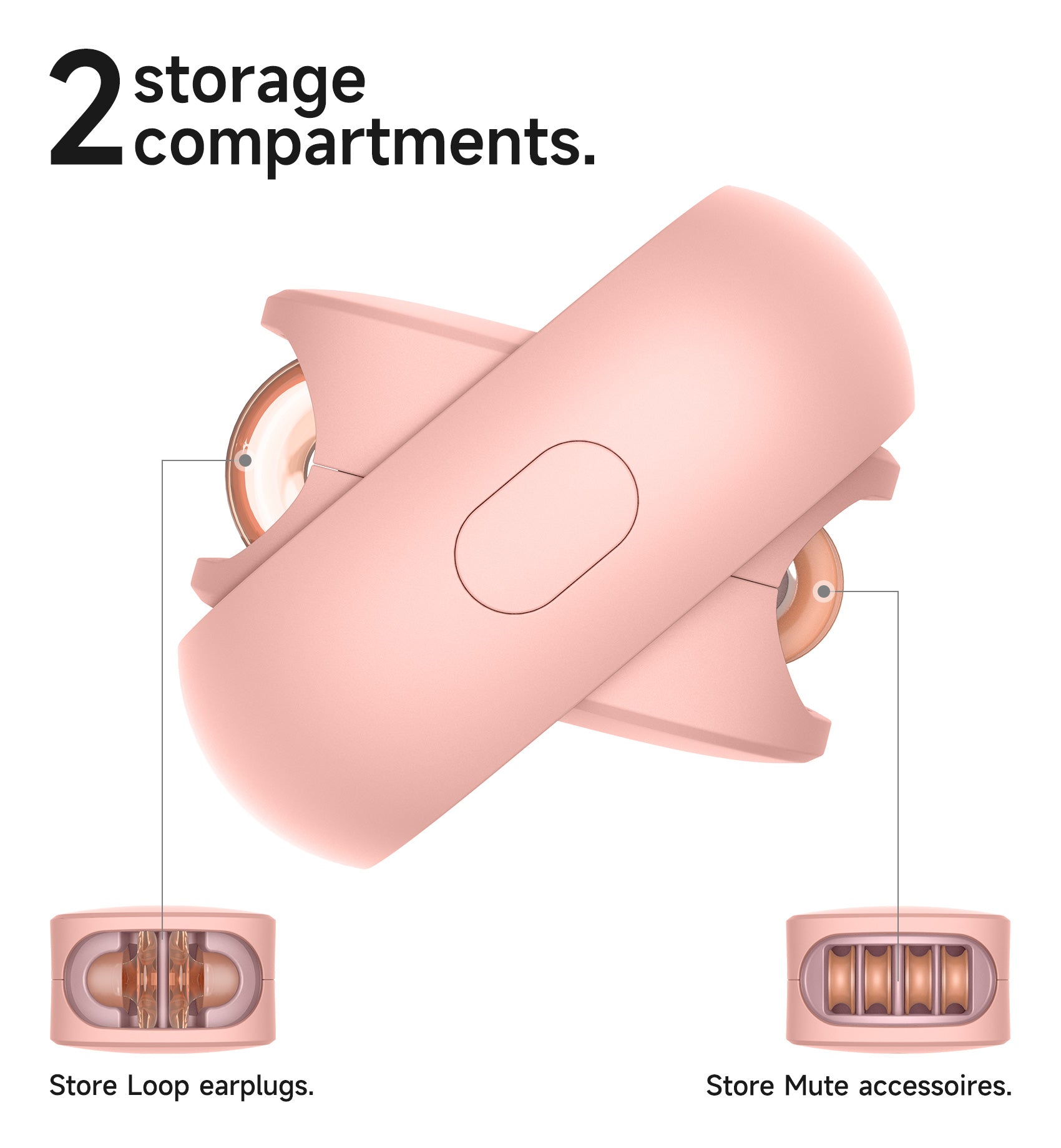 Suritch Case for Loop Earplugs Portable Storage Container for Earplugs Accessories