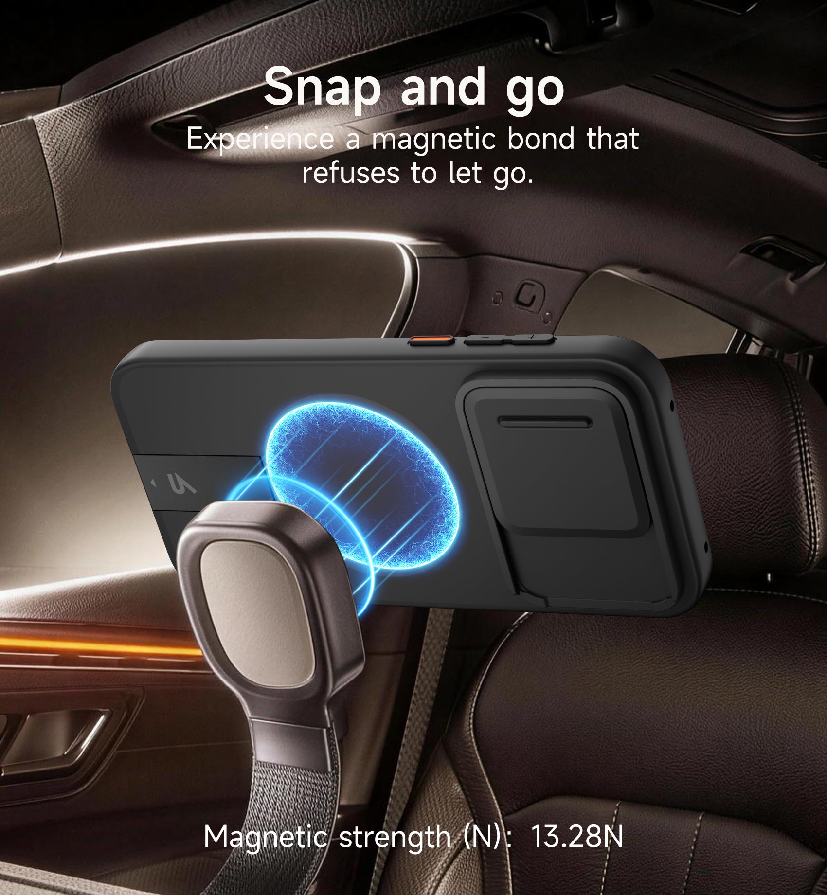 Suritch Case for Motorola Moto Edge 2026 Compatible with MagSafe Magnetic Shockproof Bumper Slim Protective Cover with Camera Cover Adjustable Metal Kickstand