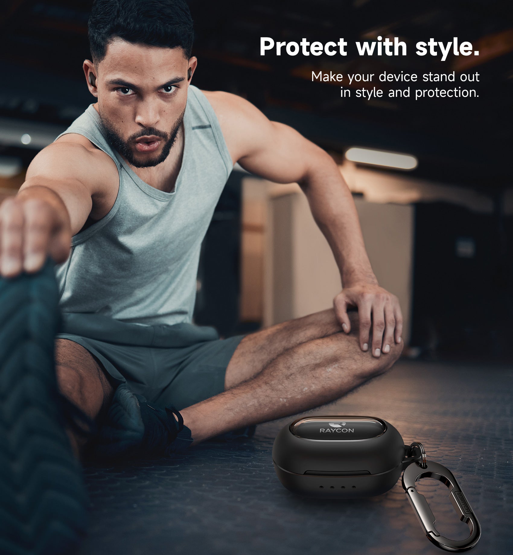 Suritch Case for Raycon Everyday Earbuds Classic Headphones Shockproof Magnetic Protective Cover Bluetooth Headset True Wireless Earbuds