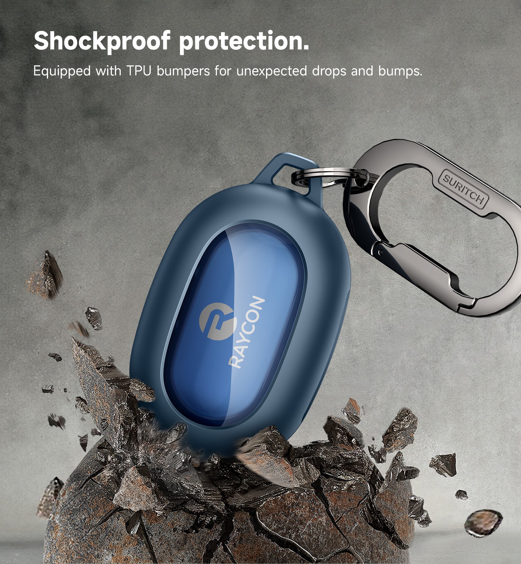 Suritch Case for Raycon Everyday Earbuds Classic Headphones Shockproof Magnetic Protective Cover Bluetooth Headset True Wireless Earbuds