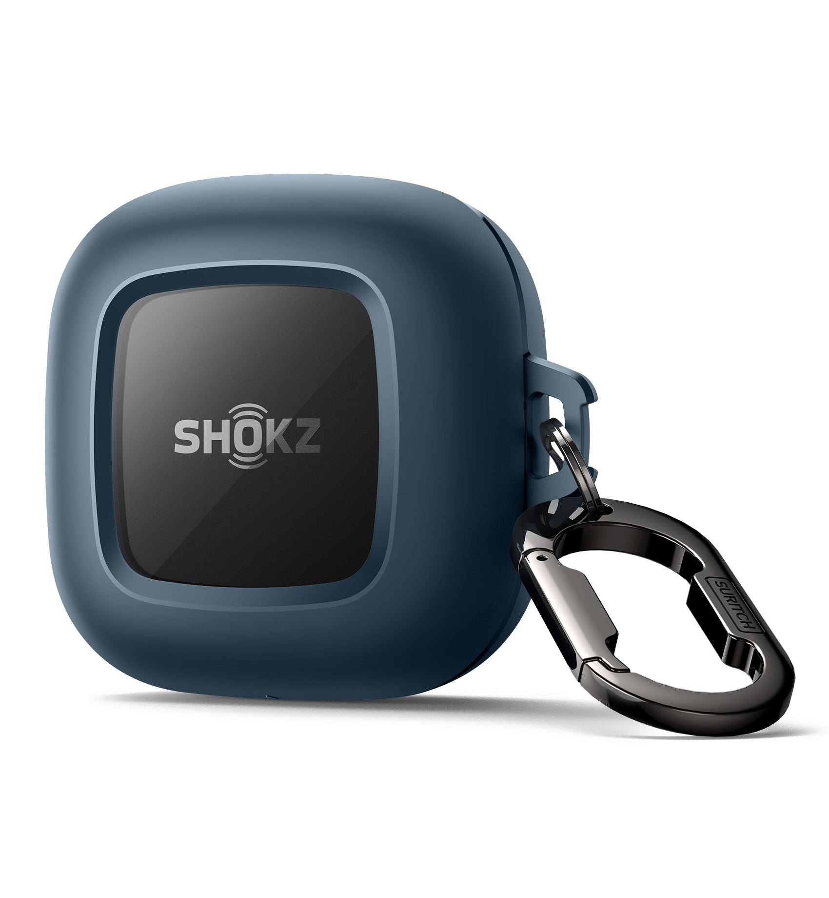Suritch Case for SHOKZ OpenFit Shockproof Magnetic Protective Cover True Wireless Bluetooth Headphones with Magnetic Lid Lock Carabiner