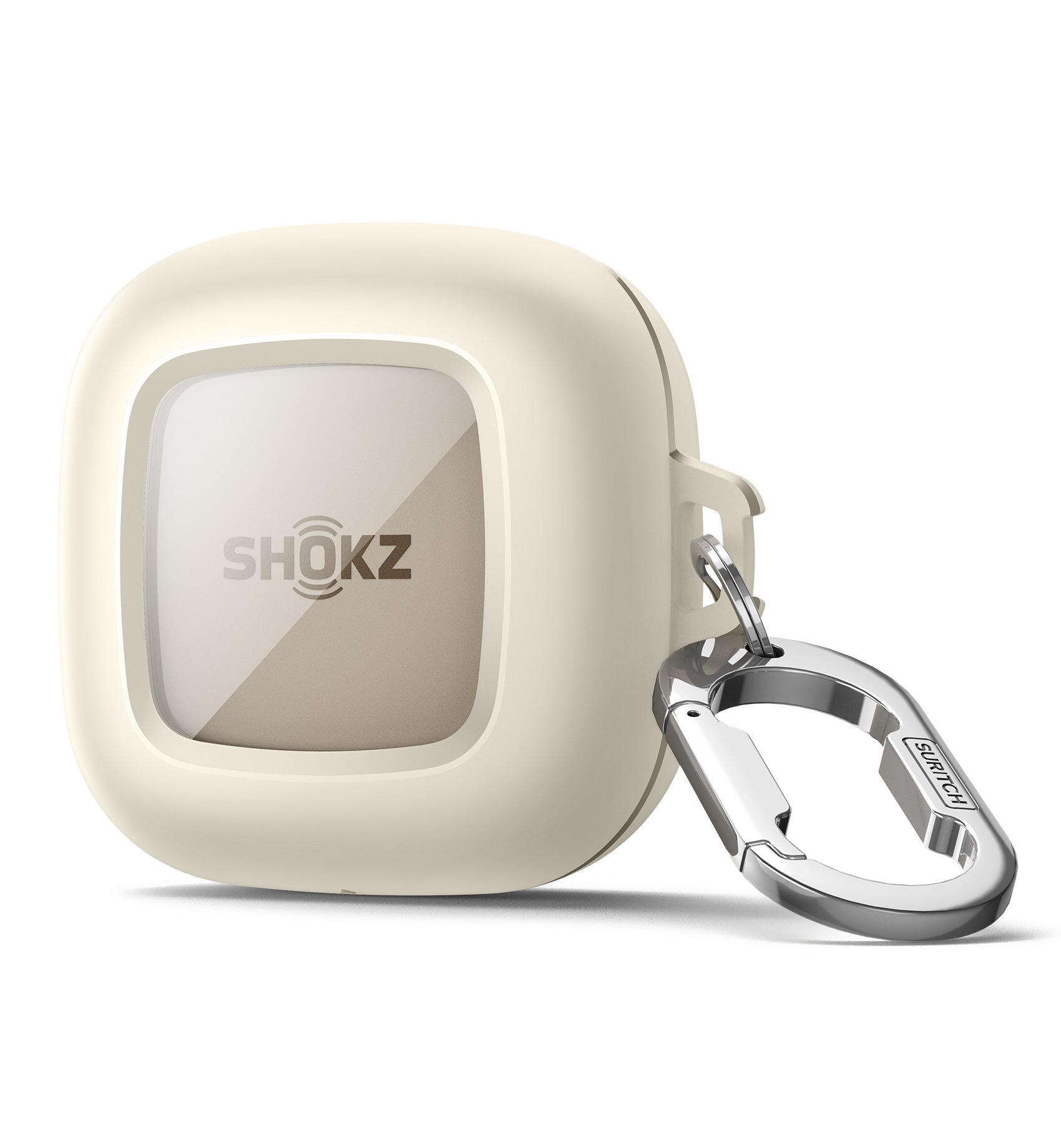 Suritch Case for SHOKZ OpenFit Shockproof Magnetic Protective Cover True Wireless Bluetooth Headphones with Magnetic Lid Lock Carabiner