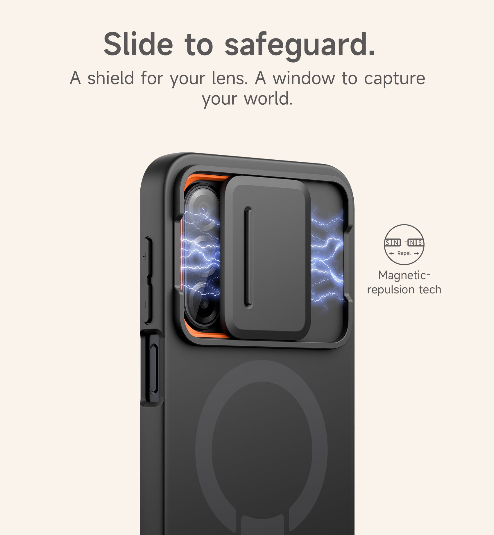Suritch Case for Samsung Galaxy A17 5G Compatible with MagSafe Shockproof Bumper Slim Magnetic Protective Cover with Camera Cover Adjustable Metal Kickstand