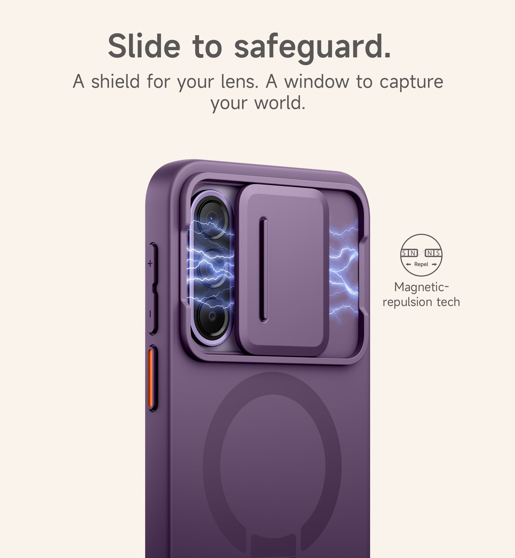 Suritch Case for Samsung Galaxy A37 5G Compatible with MagSafe Shockproof Bumper Slim Magnetic Protective Cover with Camera Cover Adjustable Metal Kickstand