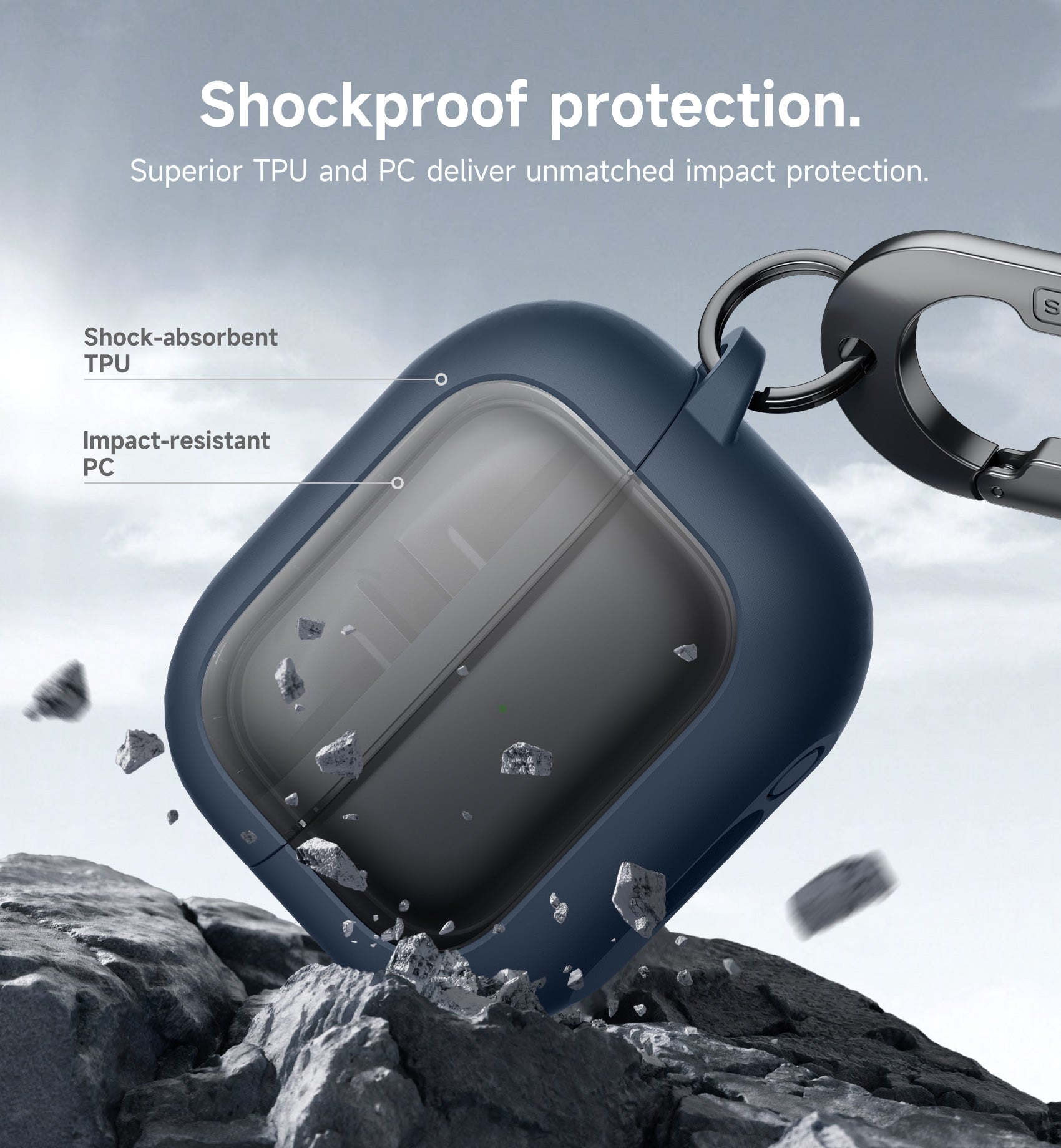 Suritch Case for Samsung Galaxy Buds 3 FE 2025 Magnetic Bumper Rugged Shockproof Protective Covers with Carabiner Cleaning Kit Removal Tool