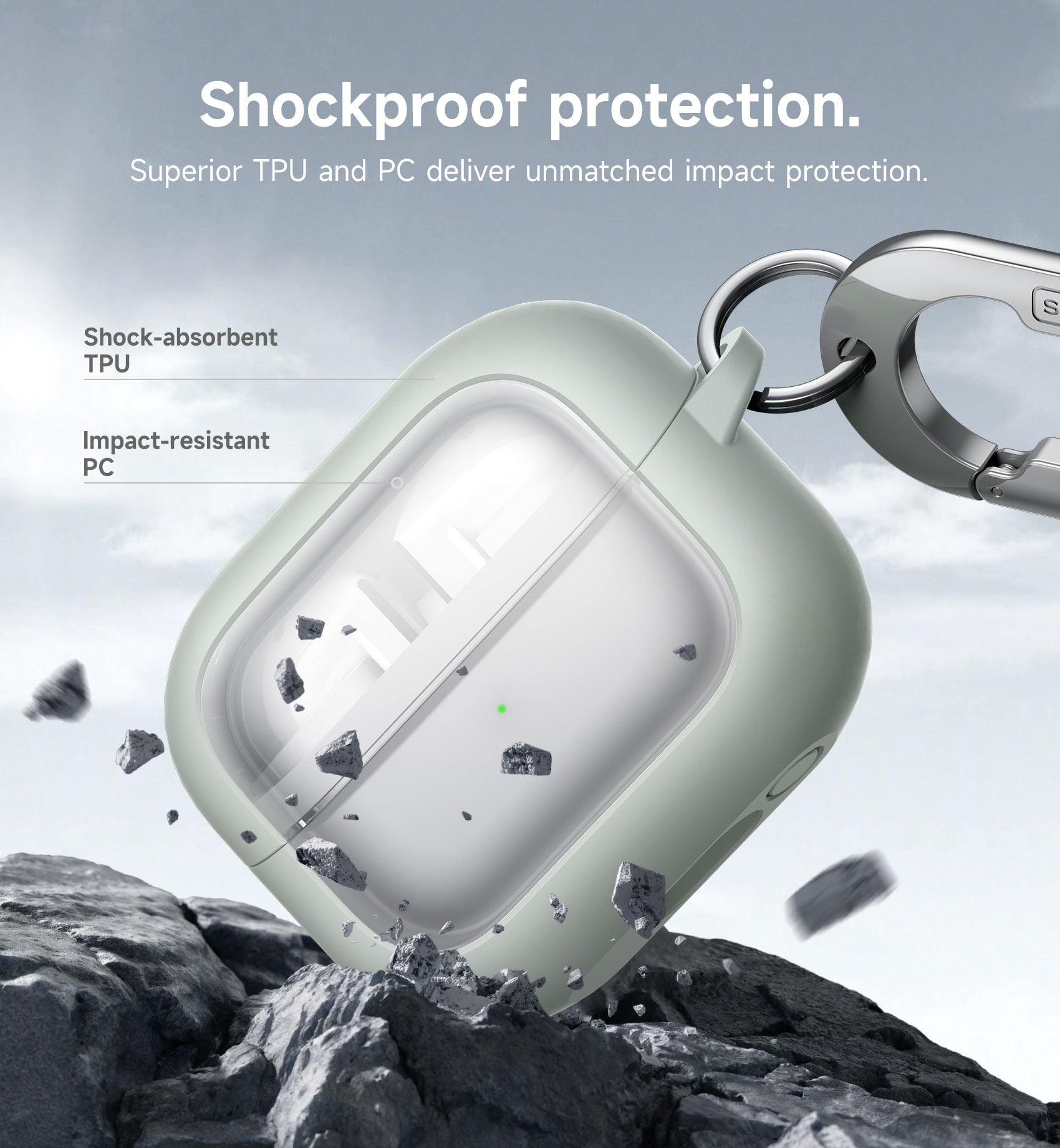 Suritch Case for Samsung Galaxy Buds 3 Pro 2024 Magnetic Bumper Rugged Shockproof Protective Covers with Carabiner Cleaning Kit Removal Tool