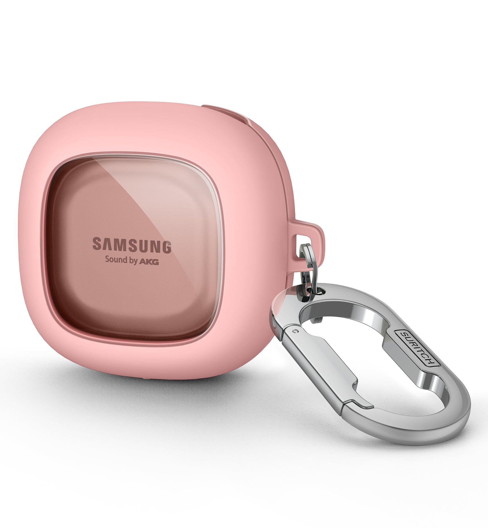 Suritch Case for Samsung Galaxy Buds FE Shockproof Sturdy Protective Cover with Heavy-Duty Carabiner
