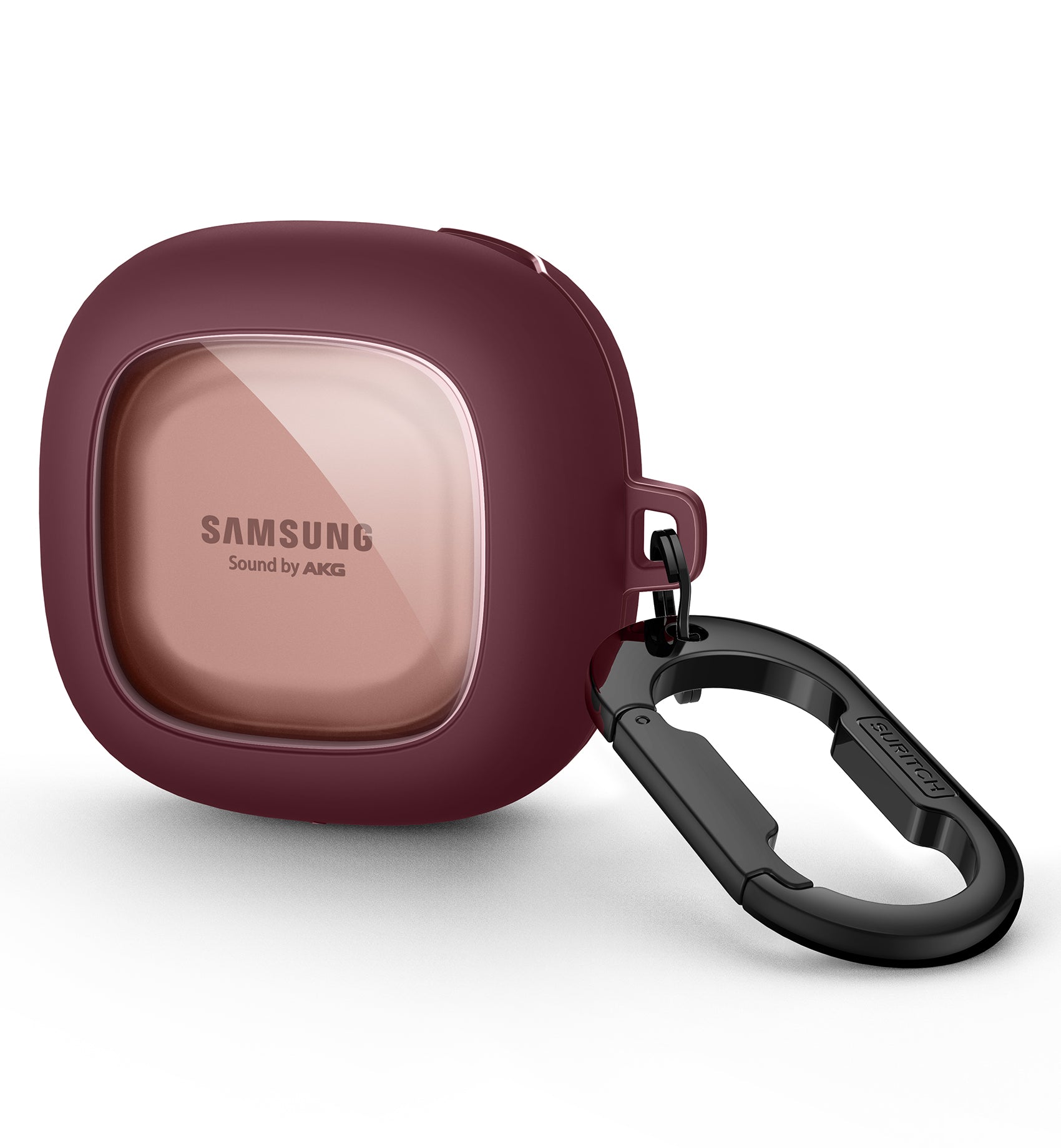 Suritch Case for Samsung Galaxy Buds Pro Shockproof Sturdy Protective Cover with Heavy-Duty Carabiner