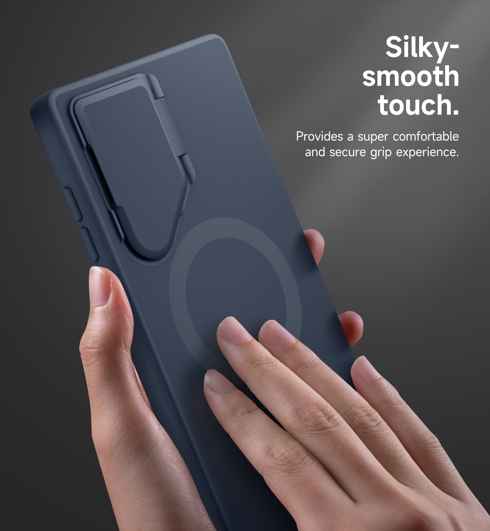 Suritch Case for Samsung Galaxy S24 Ultra 2024 Magnetic Protective Cover with Camera Cover Adjustable Metal Kickstand