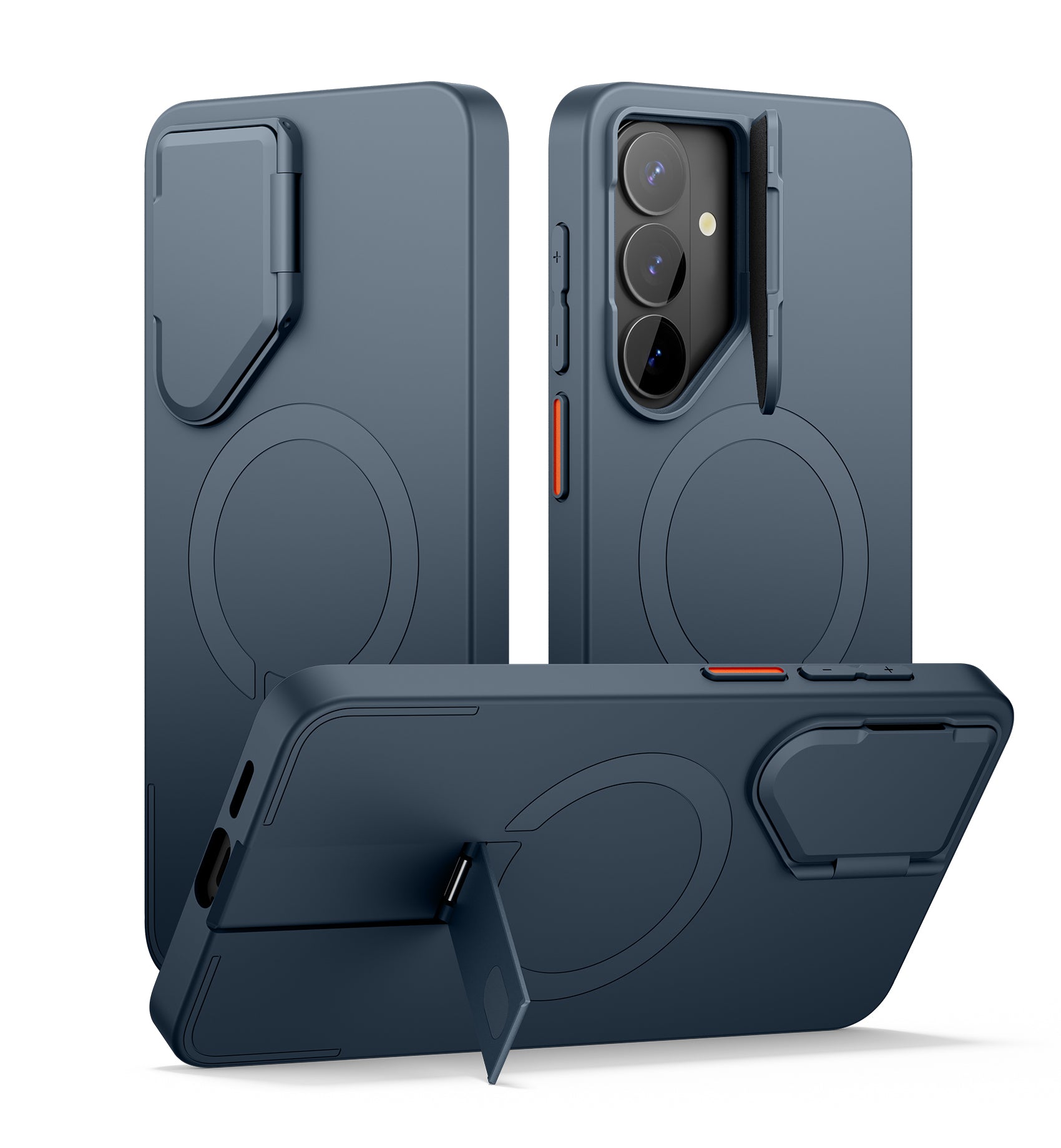 Suritch Case for Samsung Galaxy S26 Magnetic Protective Cover with Camera Cover Adjustable Metal Kickstand