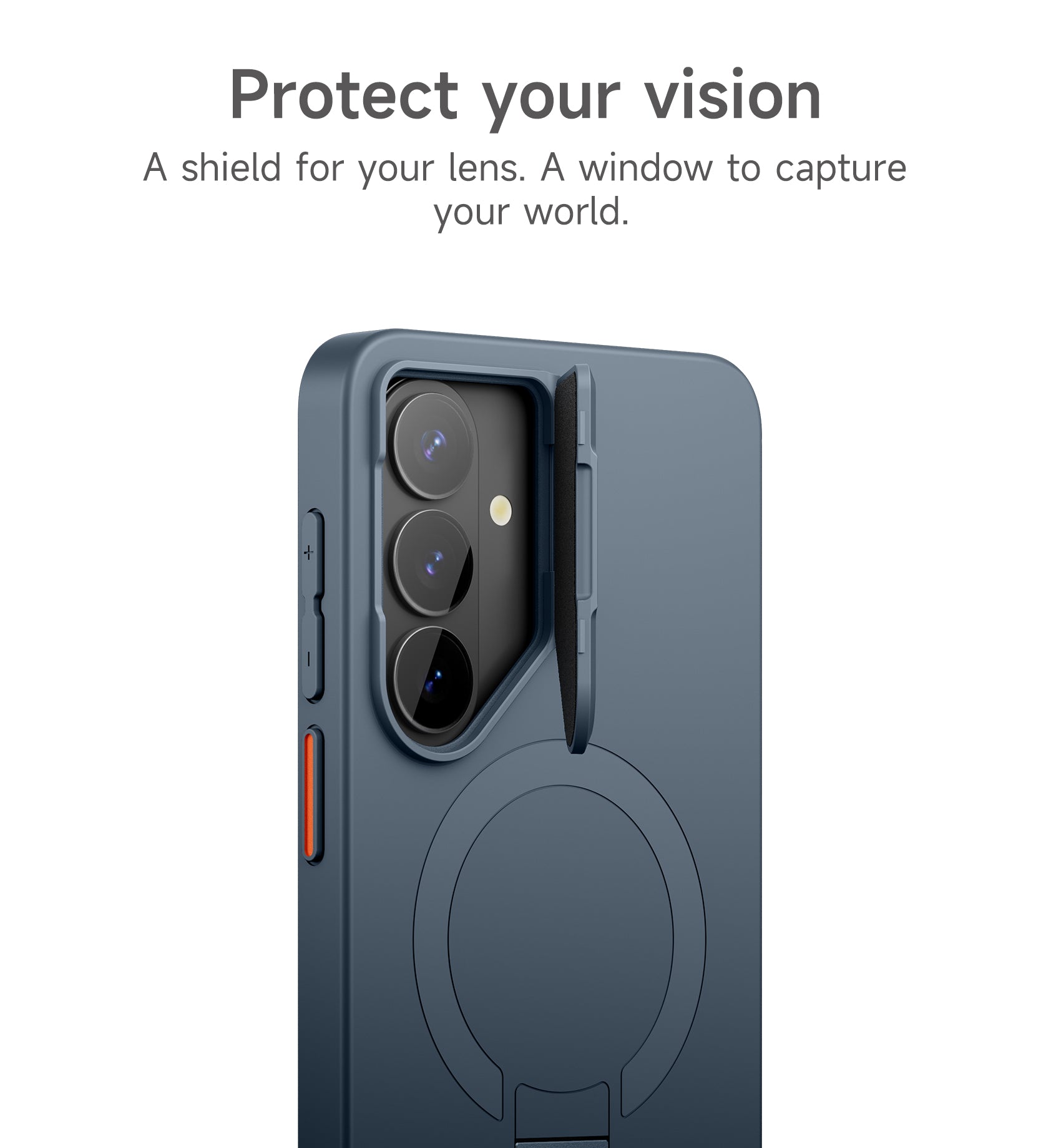 Suritch Case for Samsung Galaxy S26 Magnetic Protective Cover with Camera Cover Adjustable Metal Kickstand