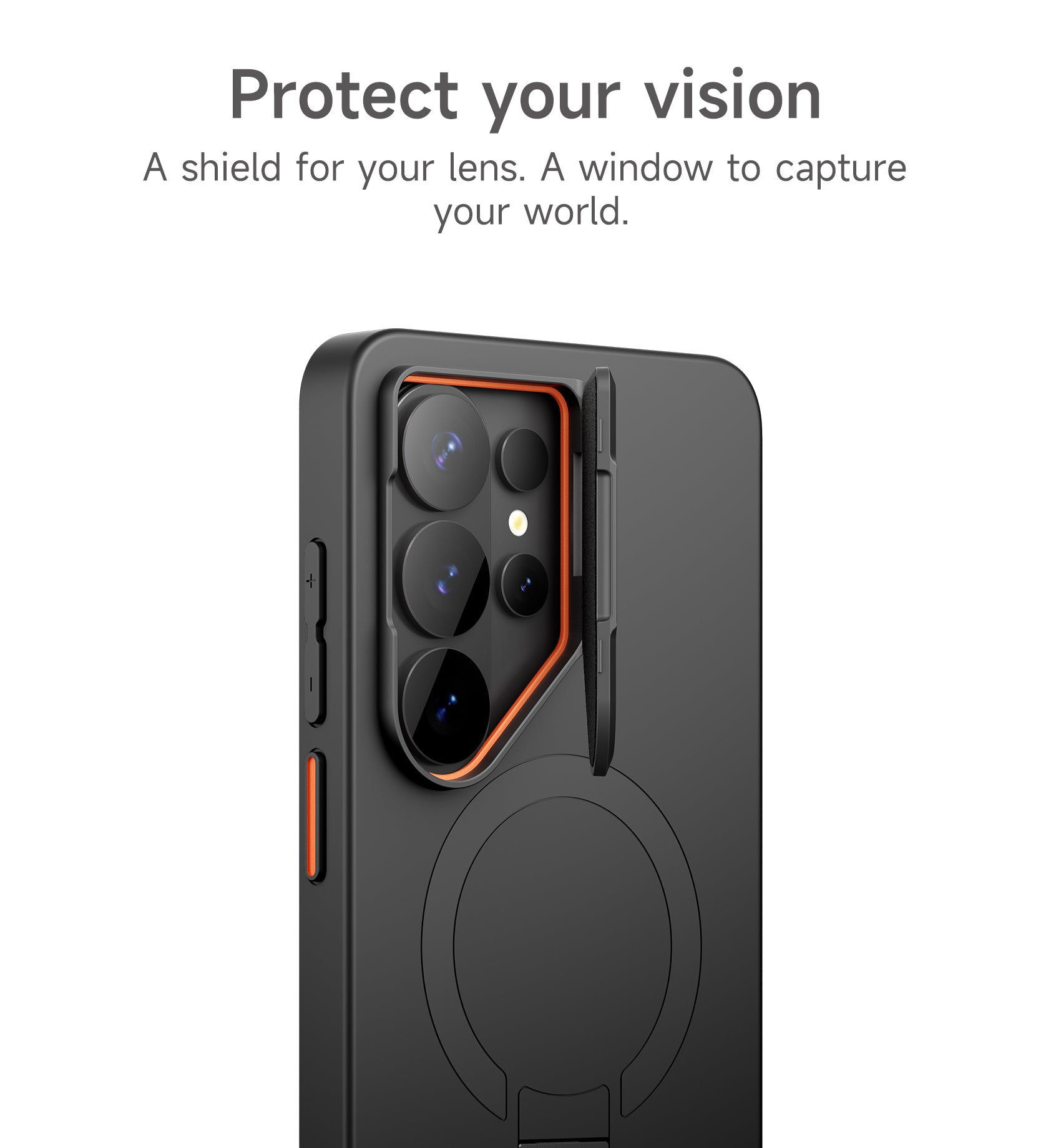 Suritch Case for Samsung Galaxy S26 Ultra Magnetic Protective Cover with Camera Cover Adjustable Metal Kickstand