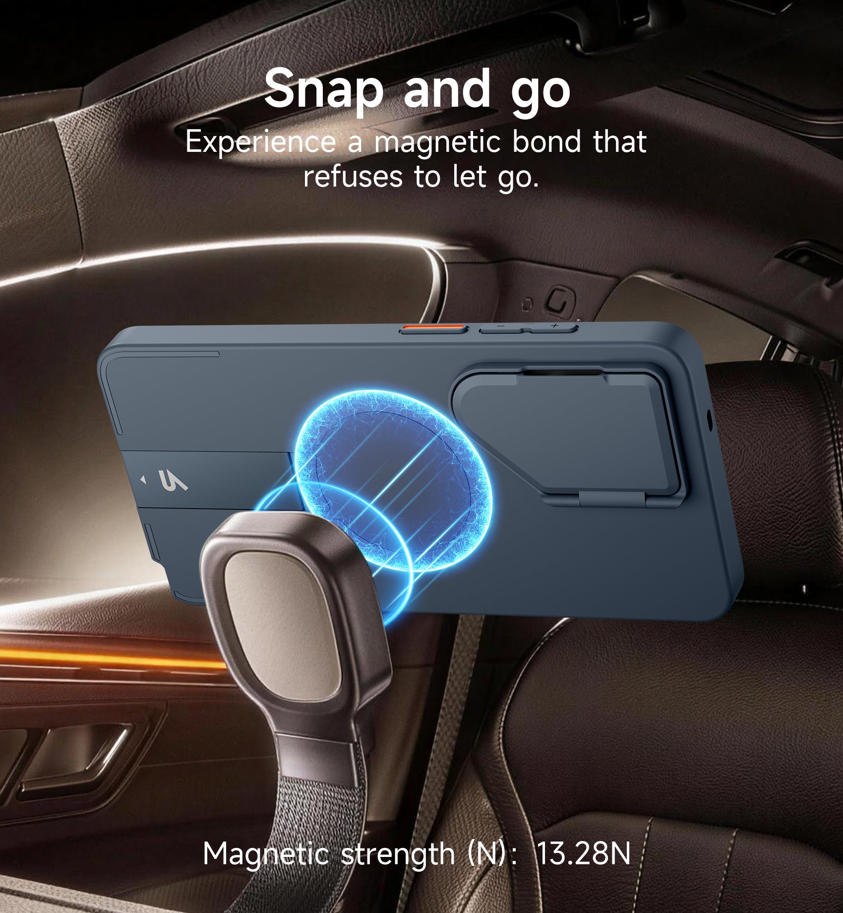 Suritch Case for Samsung Galaxy S26 Ultra Magnetic Protective Cover with Camera Cover Adjustable Metal Kickstand