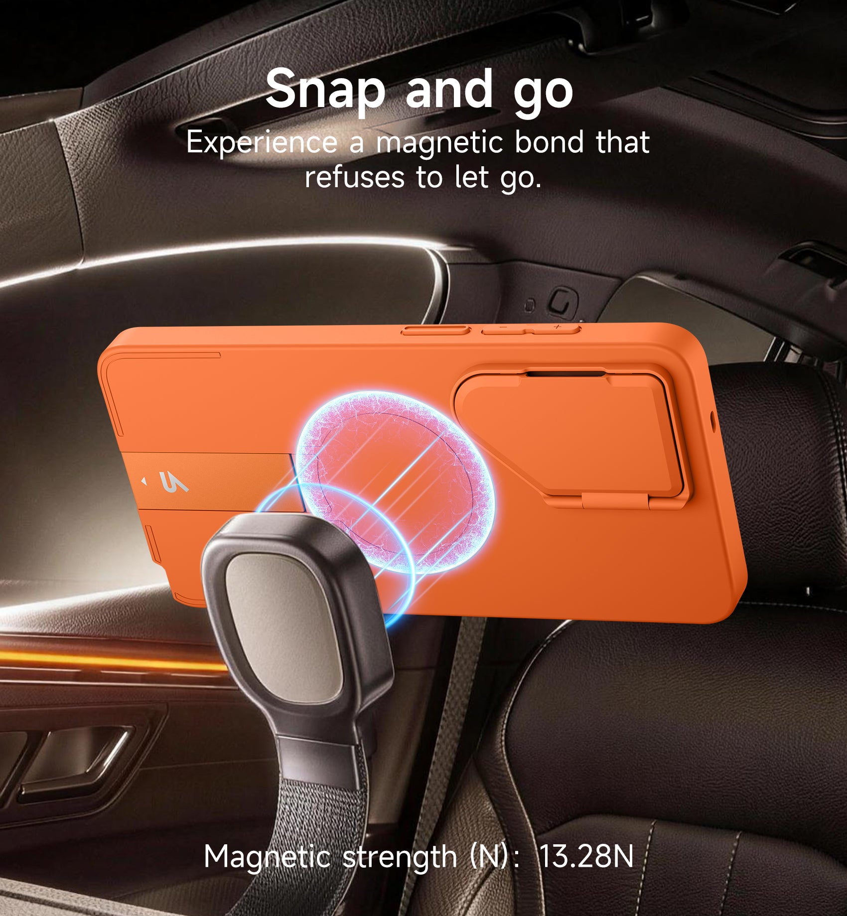 Suritch Case for Samsung Galaxy S26 Ultra Magnetic Protective Cover with Camera Cover Adjustable Metal Kickstand