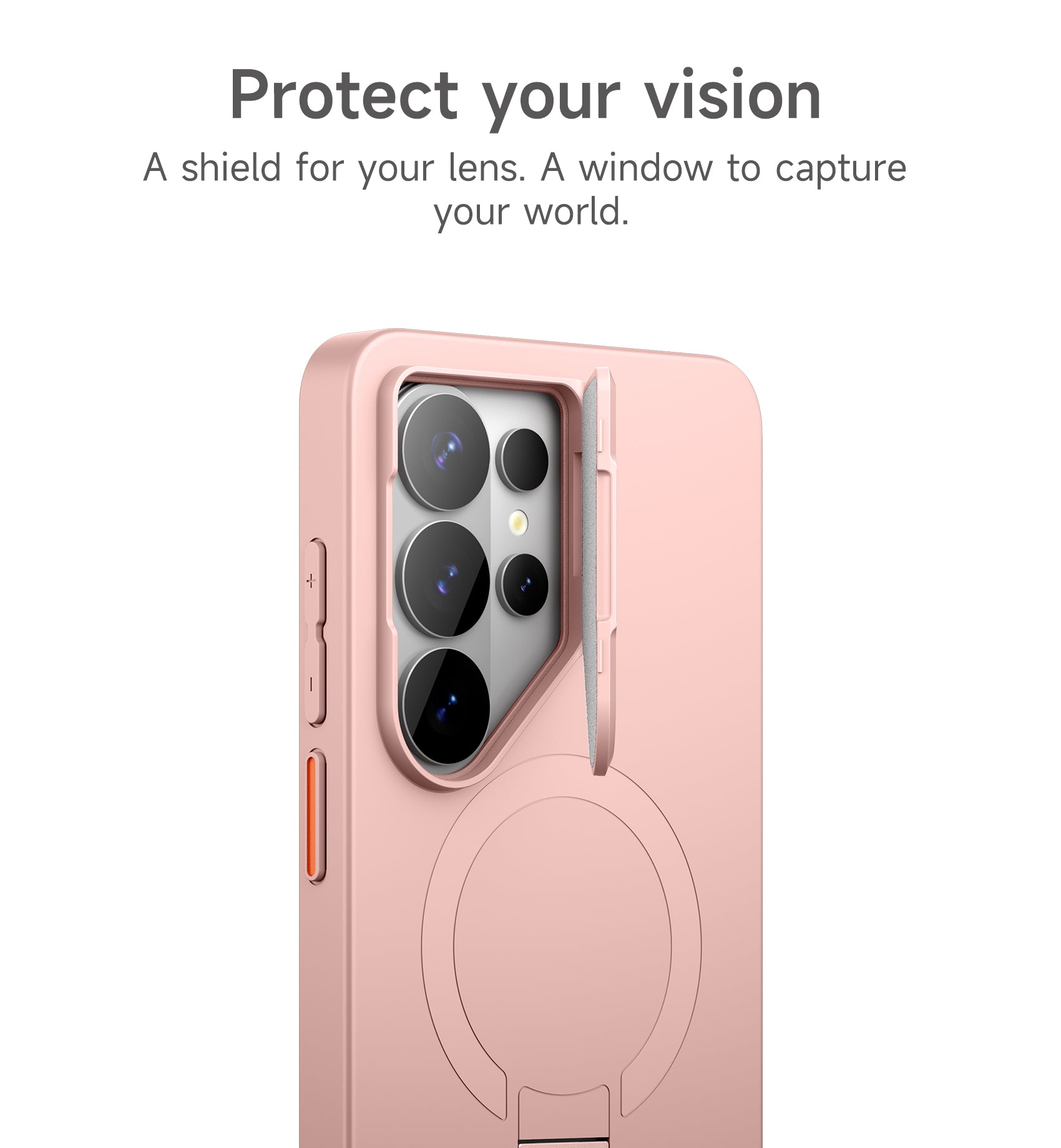 Suritch Case for Samsung Galaxy S26 Ultra Magnetic Protective Cover with Camera Cover Adjustable Metal Kickstand