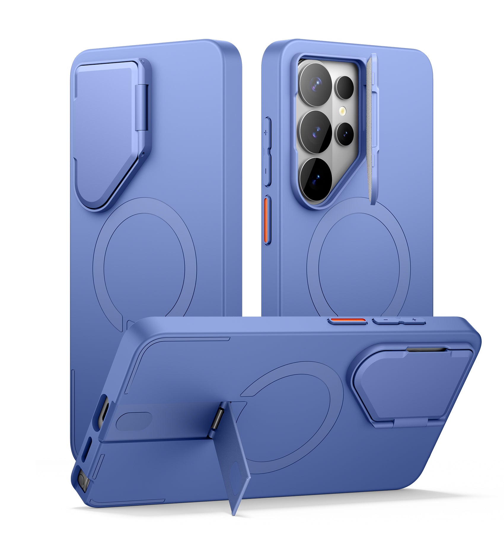 Suritch Case for Samsung Galaxy S26 Ultra Magnetic Protective Cover with Camera Cover Adjustable Metal Kickstand