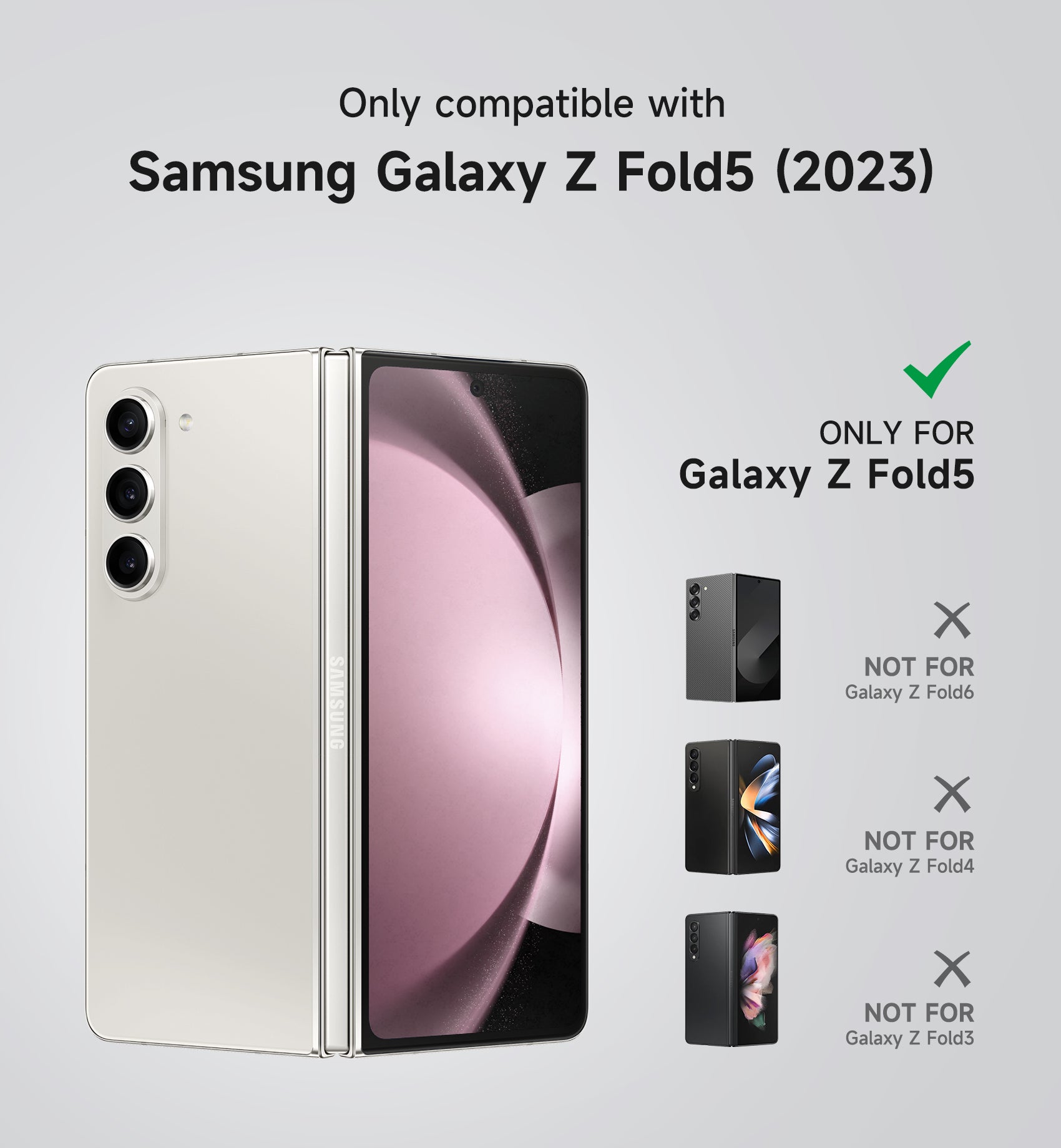Suritch Case for Samsung Galaxy Z Fold 5 2023 with Kickstand S Pen Holder