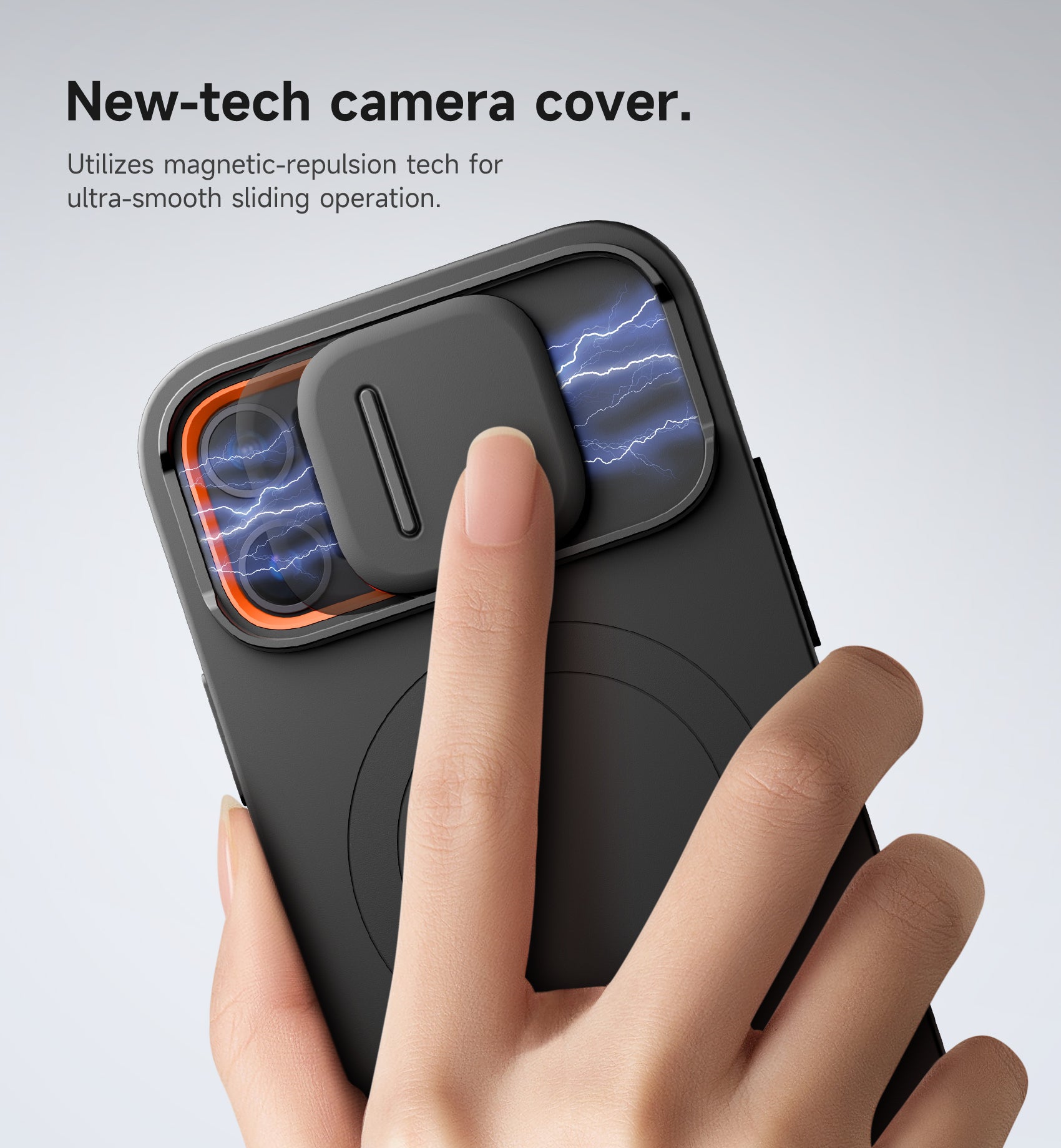 Suritch Case for iPhone 12 Pro with Magnetic Camera Slide Cover Adjustable Kickstand Compatible with MagSafe Slim Protective Cover