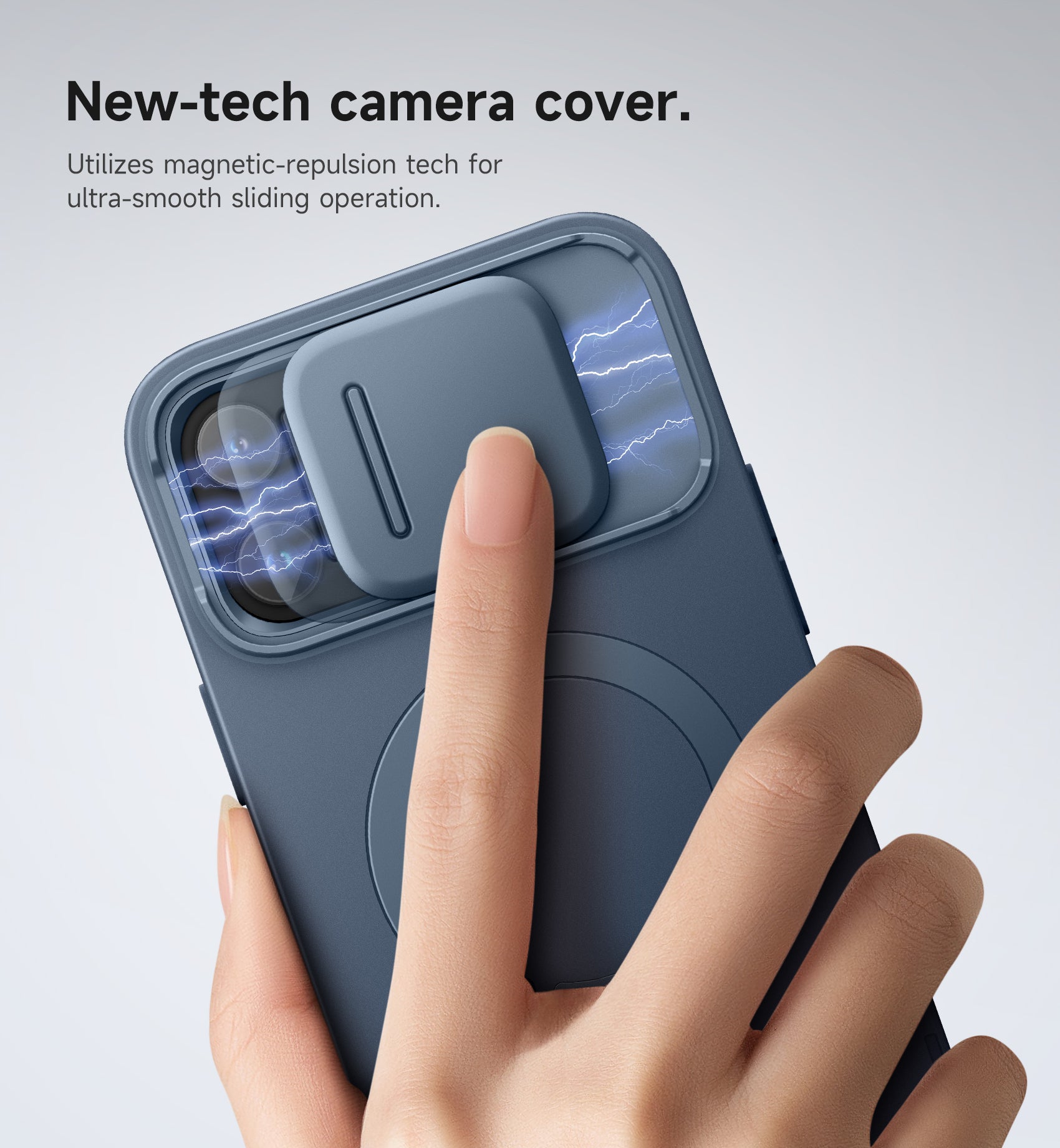Suritch Case for iPhone 12 Pro Max with Magnetic Camera Slide Cover Adjustable Kickstand Compatible with MagSafe