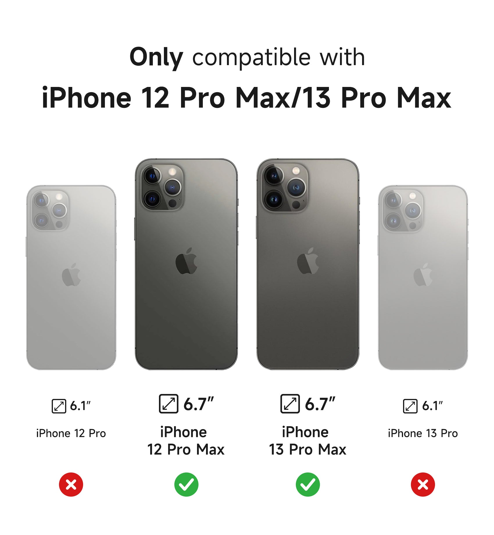 Suritch Case for iPhone 12 Pro Max with Magnetic Camera Slide Cover Adjustable Kickstand Compatible with MagSafe