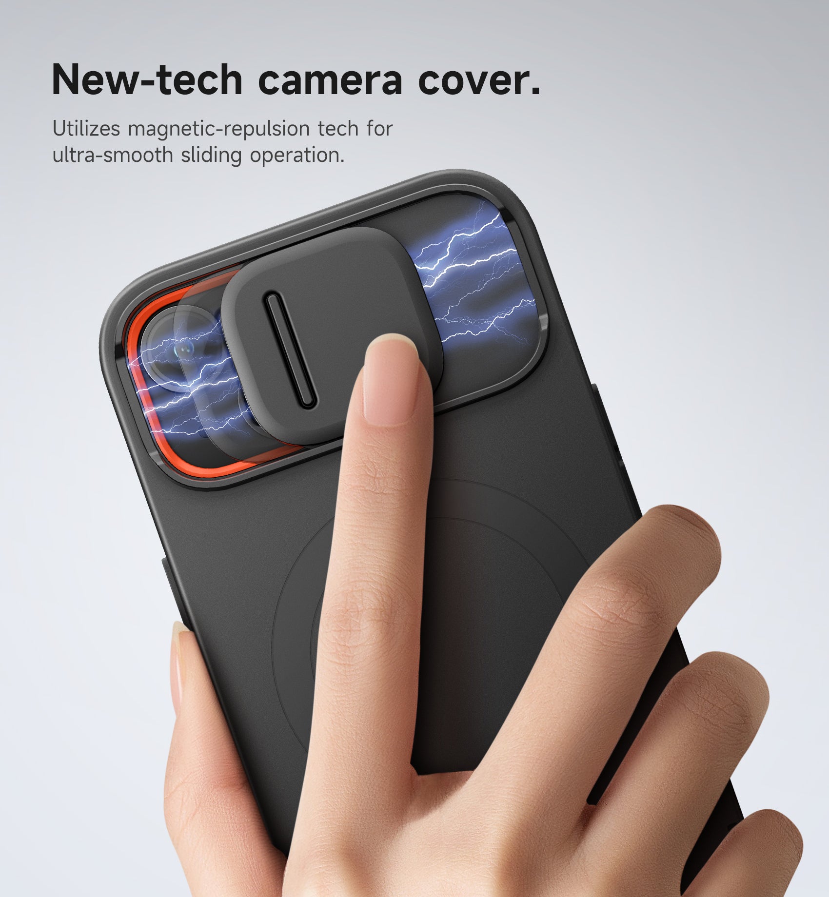 Suritch Case for iPhone 14 with Magnetic Camera Slide Cover Adjustable Kickstand Compatible with MagSafe