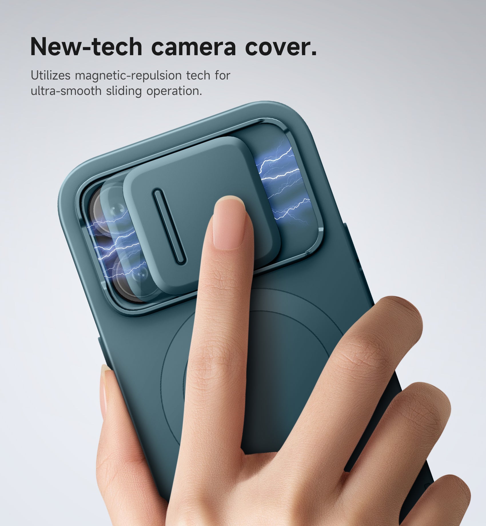 Suritch Case for iPhone 14 Pro with Magnetic Camera Slide Cover Adjustable Kickstand Compatible with MagSafe