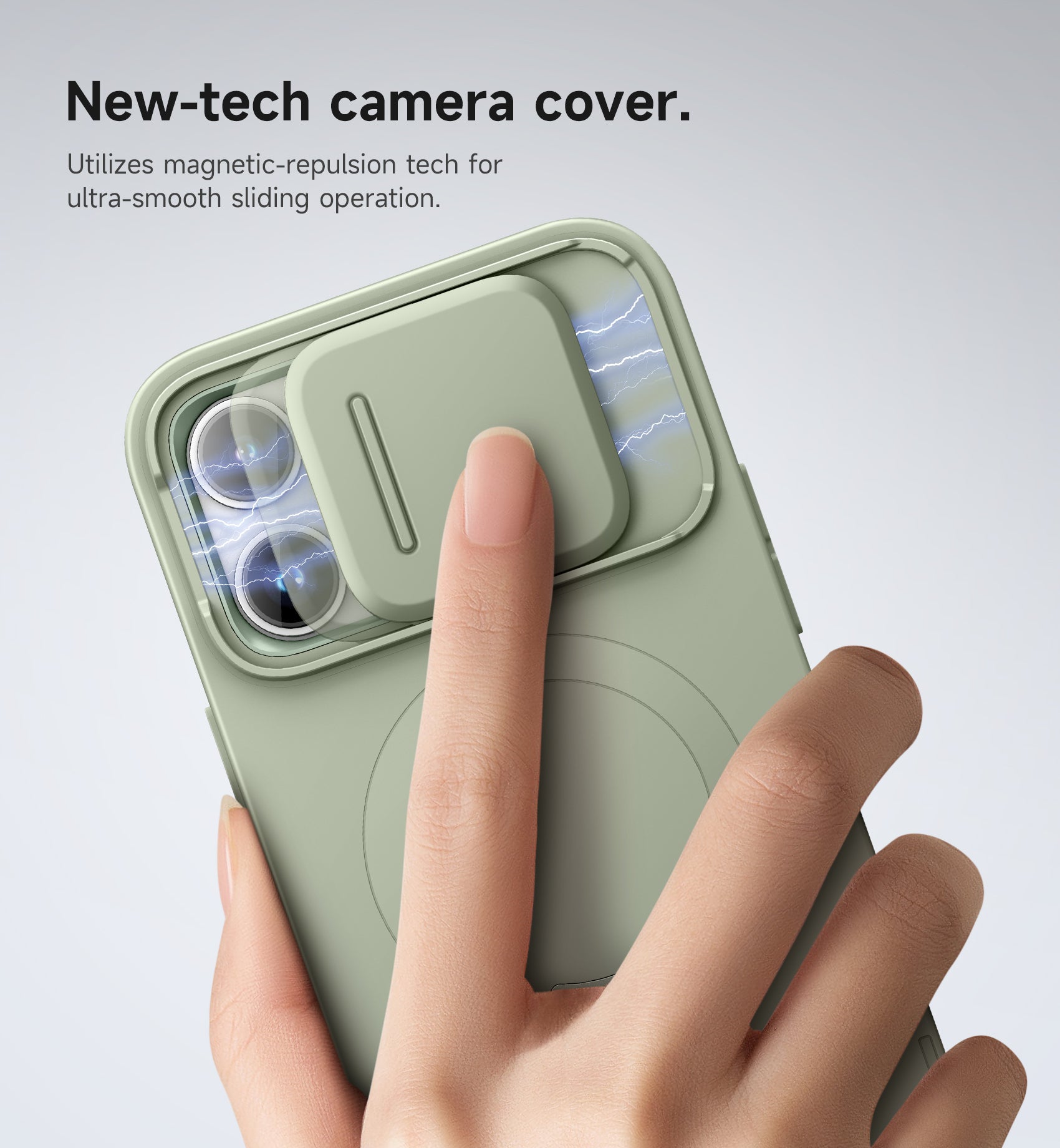 Suritch Case for iPhone 14 Pro Max with Magnetic Camera Slide Cover Adjustable Kickstand Compatible with MagSafe