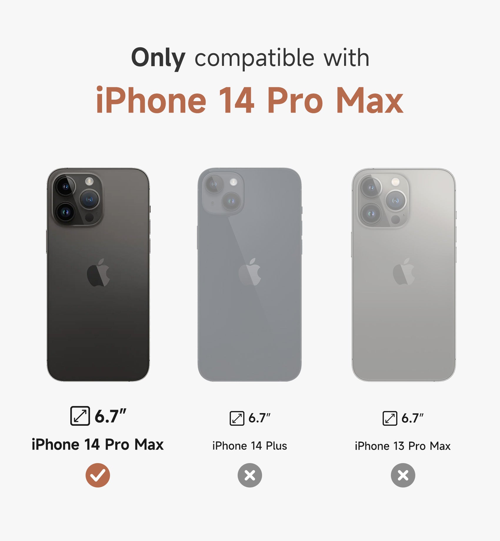 Suritch Case for iPhone 14 Pro Max Compatible with MagSafe Built-in Kickstand Camera Cover Translucent Back Shockproof Rugged Protective Phone Cover 6.7 Inch