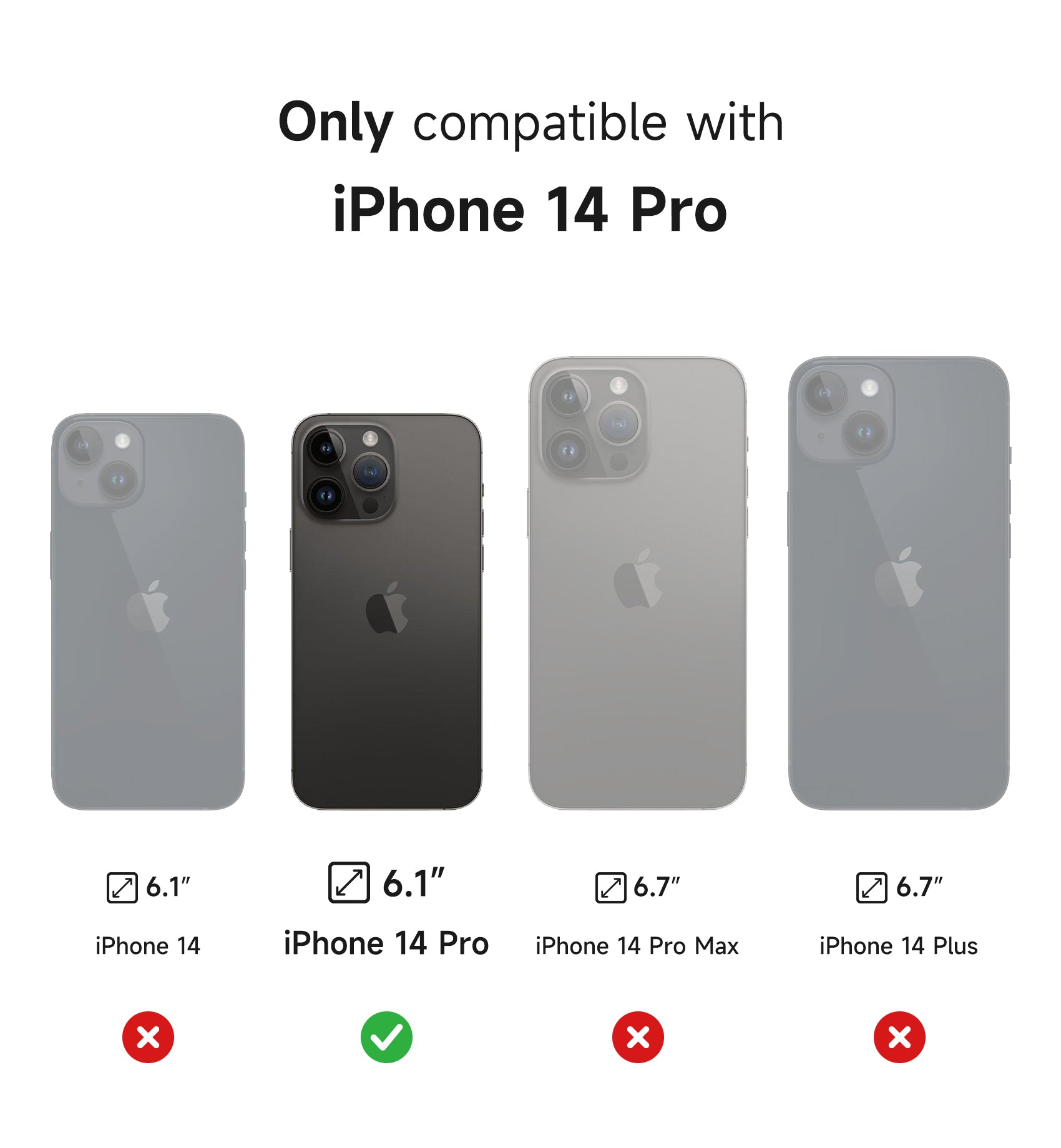 Suritch Case for iPhone 14 Pro with Magnetic Camera Slide Cover Adjustable Kickstand Compatible with MagSafe