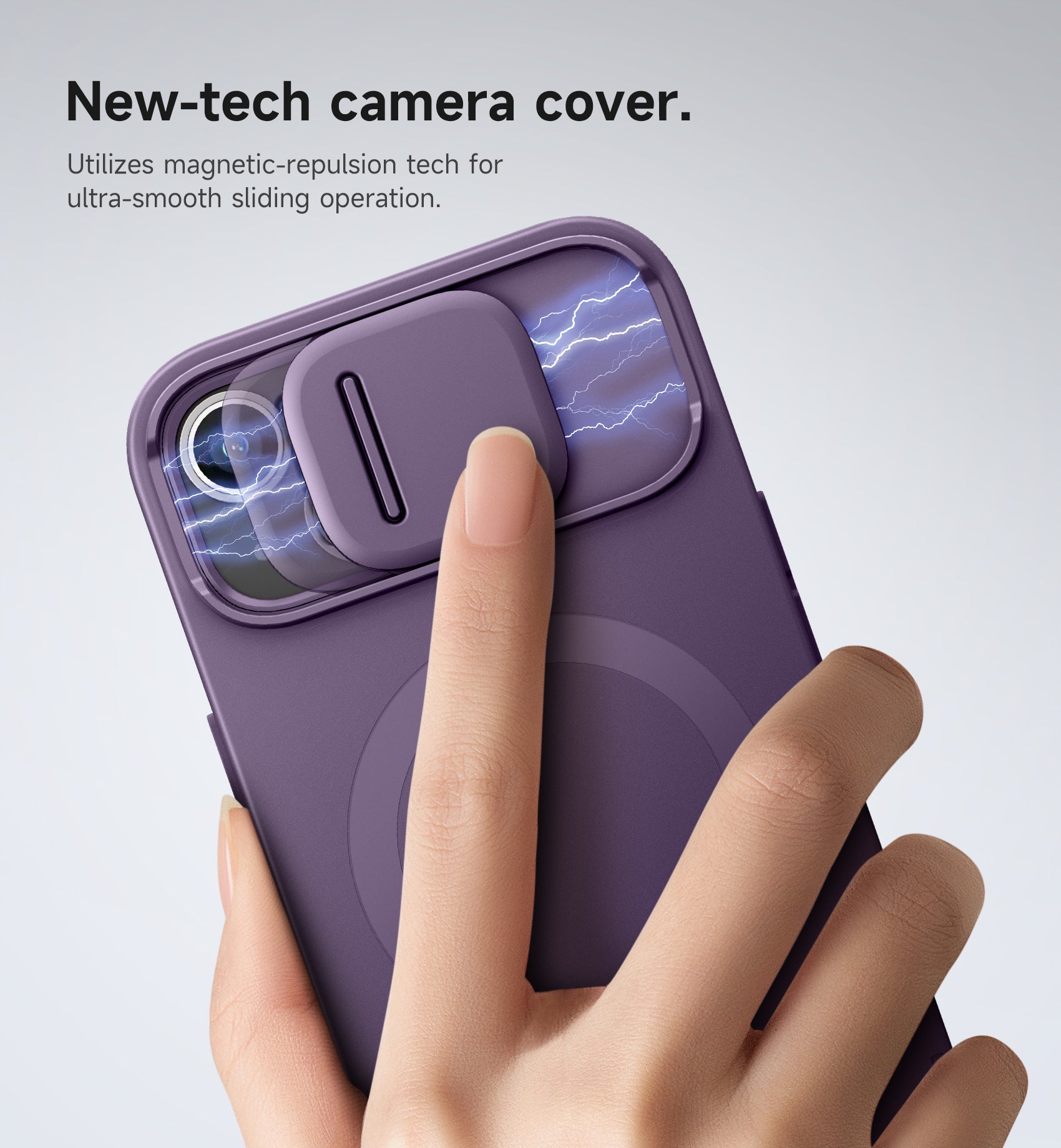 Suritch Case for iPhone 14 with Magnetic Camera Slide Cover Adjustable Kickstand Compatible with MagSafe