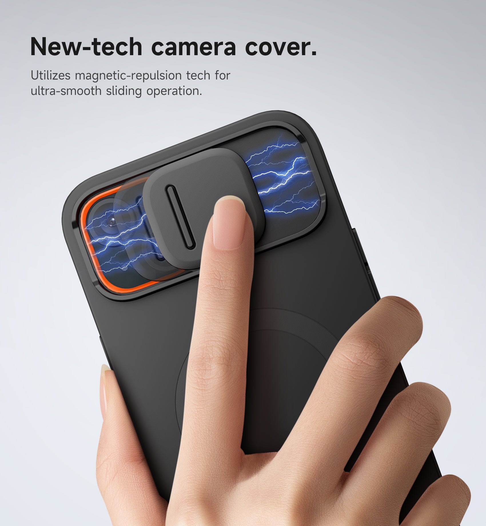 Suritch Case for iPhone 15 Plus with Magnetic Camera Slide Cover Adjustable Kickstand Compatible with MagSafe Slim Protective Cover