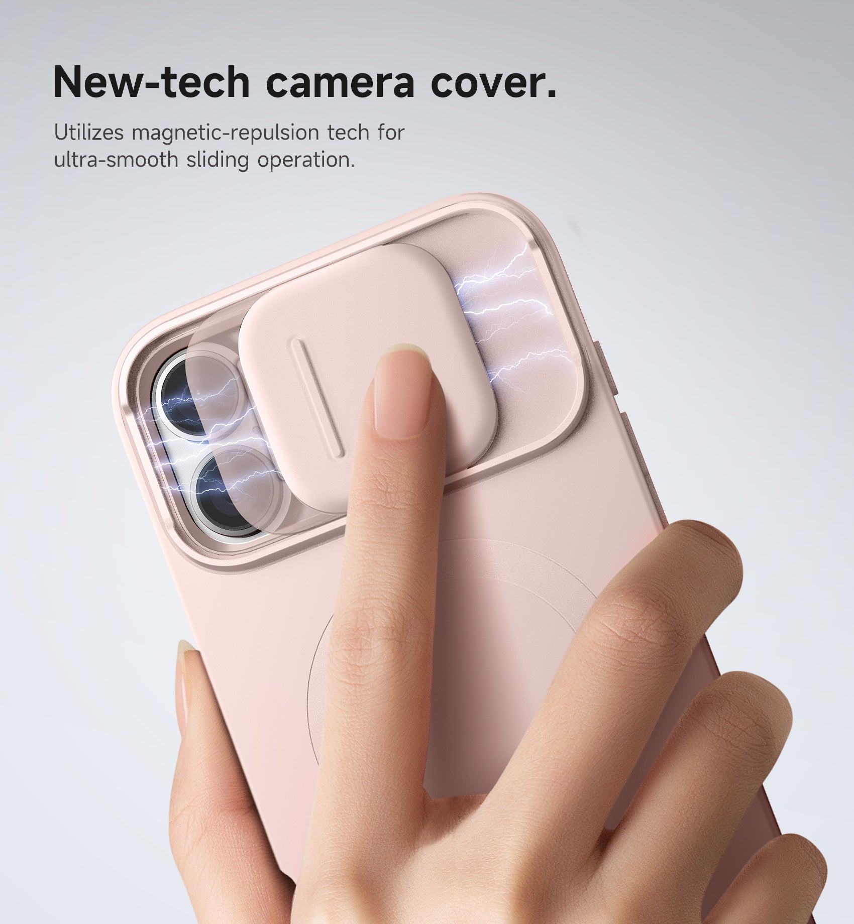 Suritch Case for iPhone 16 Plus with Magnetic Camera Slide Cover Adjustable Kickstand Compatible with MagSafe Slim Protective Cover