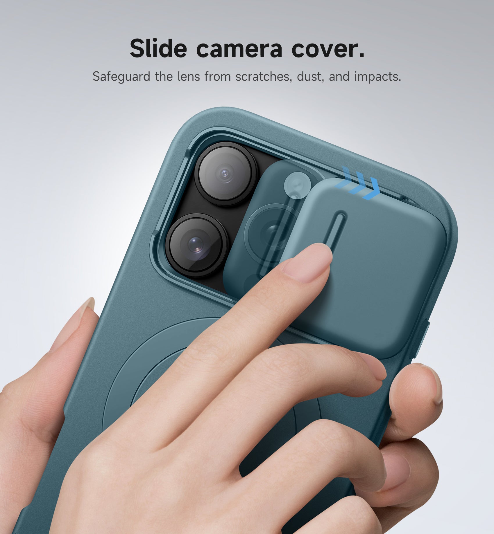 Suritch Case for iPhone 16 Pro with Slide Camera Cover Adjustable Kickstand Compatible with MagSafe Slim Protective Cover