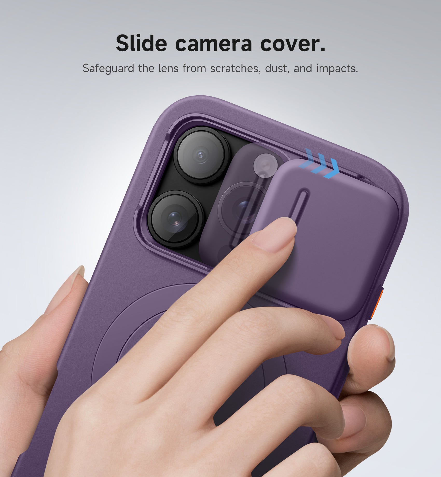 Suritch Case for iPhone 16 Pro with Slide Camera Cover Adjustable Kickstand Compatible with MagSafe Slim Protective Cover