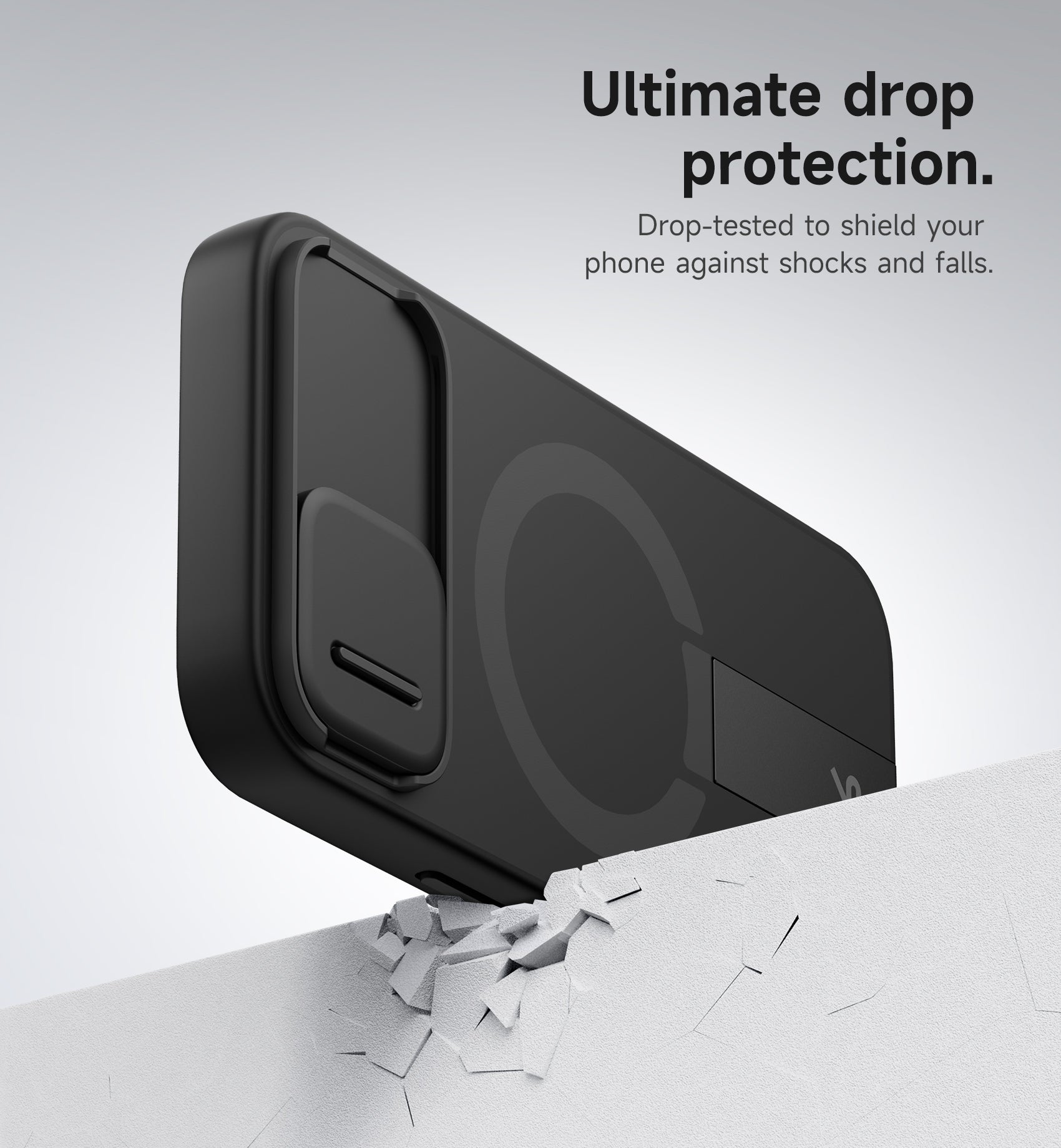 Suritch Case for iPhone 16e with Magnetic Camera Slide Cover Adjustable Kickstand Compatible with MagSafe