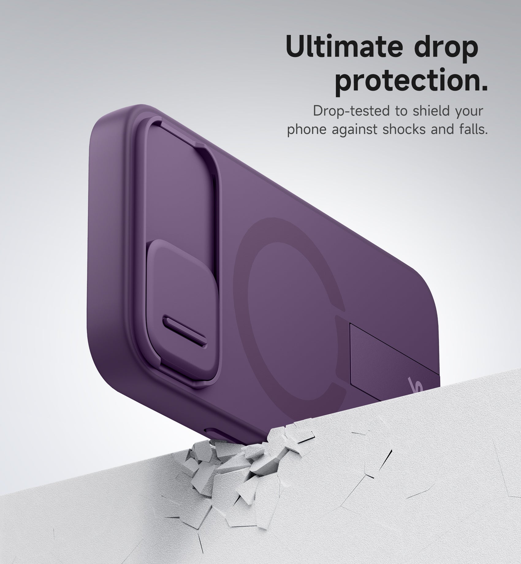 Suritch Case for iPhone 16e with Magnetic Camera Slide Cover Adjustable Kickstand Compatible with MagSafe