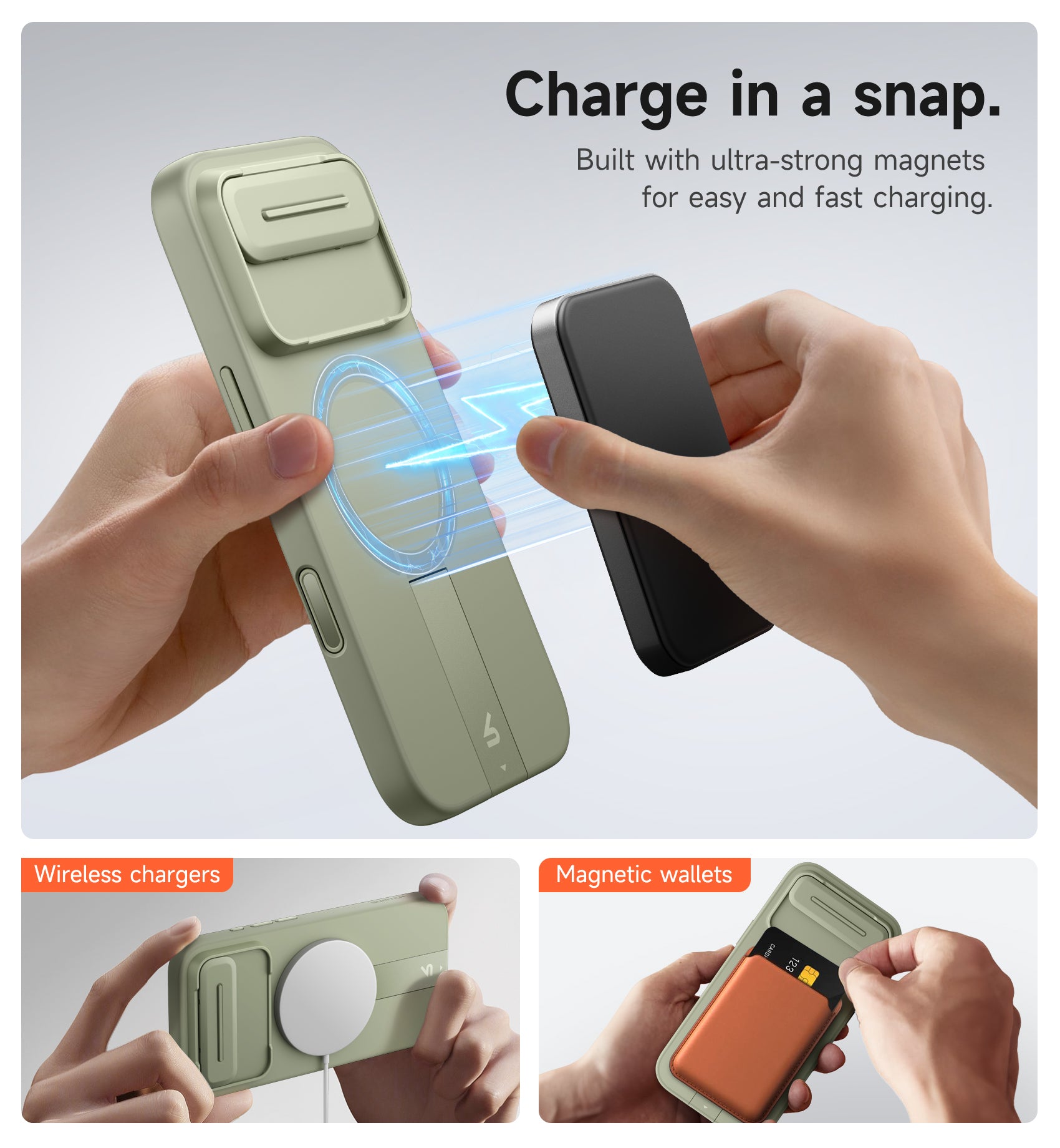 Suritch Case for iPhone 17 Air with Camera Control Cover Camera Slide Cover Adjustable Kickstand Compatible with MagSafe Shockproof Bumper