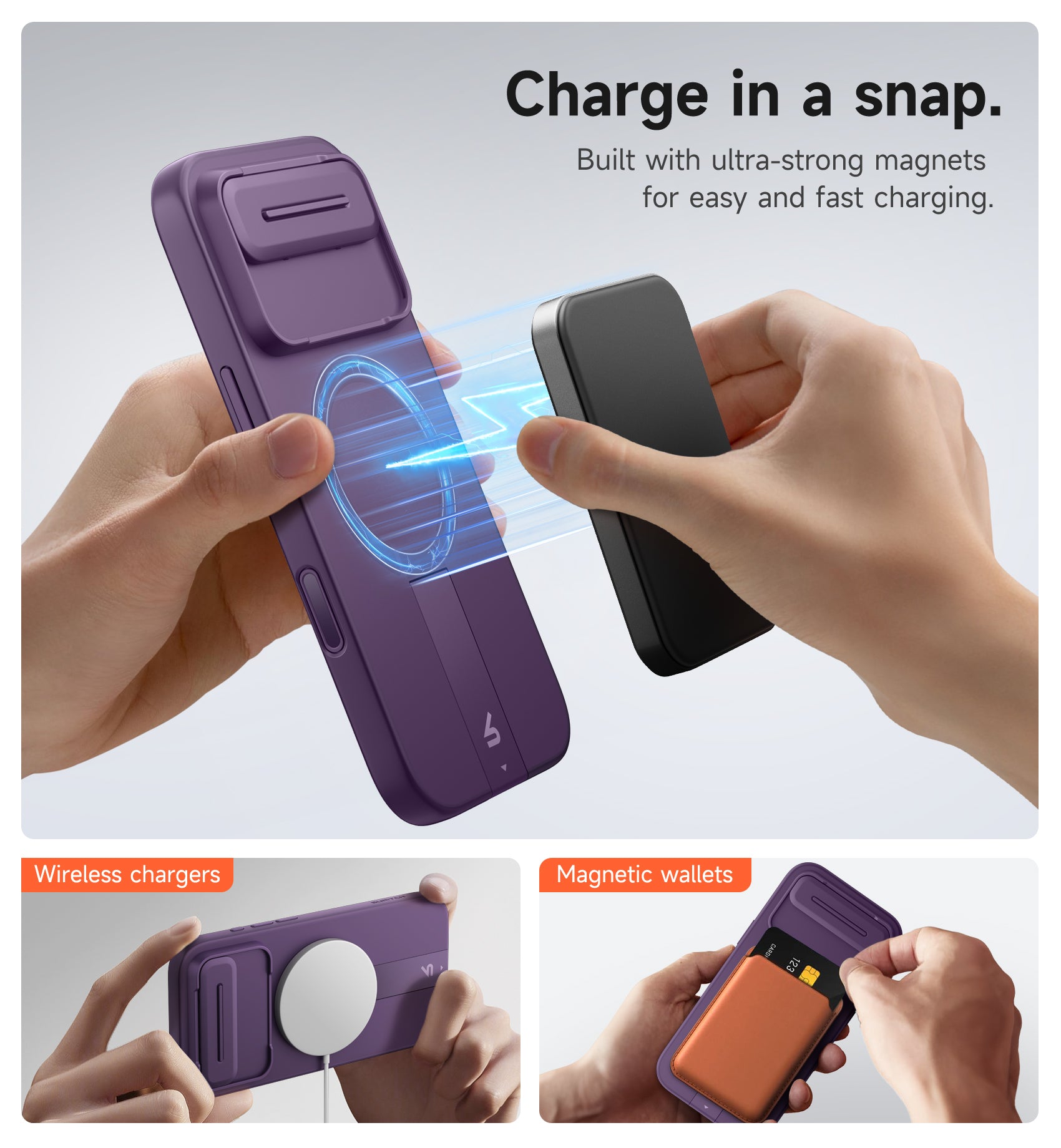 Suritch Case for iPhone 17 Air with Camera Control Cover Camera Slide Cover Adjustable Kickstand Compatible with MagSafe Shockproof Bumper