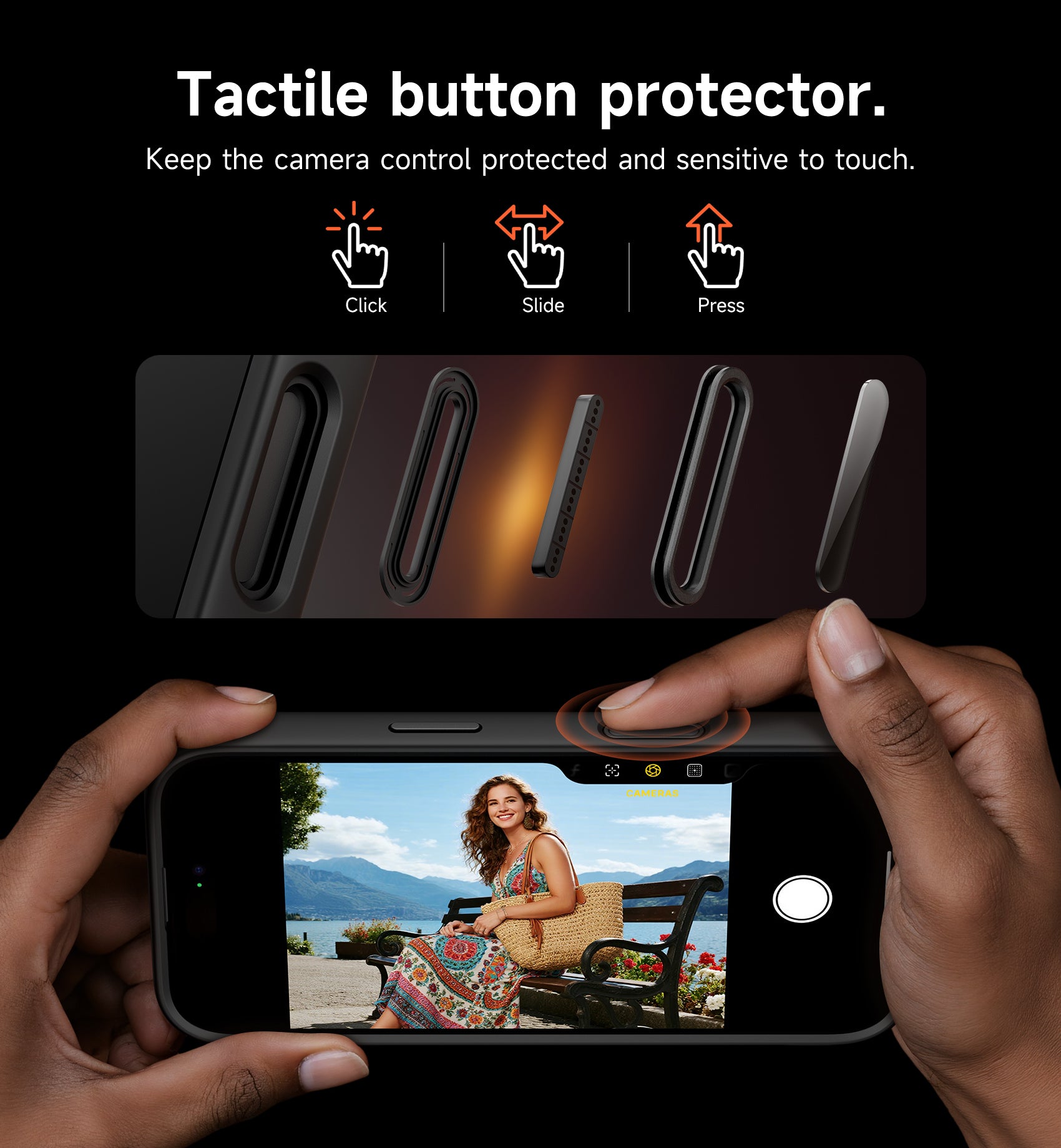 Suritch Case for iPhone 17 Pro with Camera Control Cover Camera Cover Adjustable Kickstand Compatible with MagSafe Shockproof Bumper